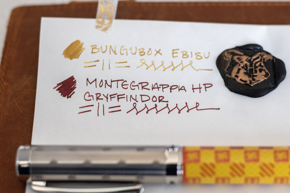 Close up of Gryffindor Ink