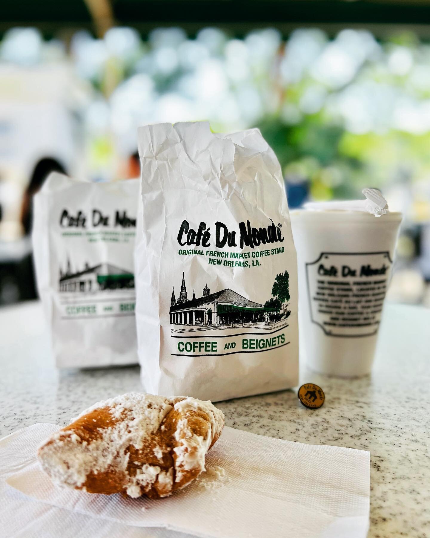 Doing tourist things. #nola #cafedumonde