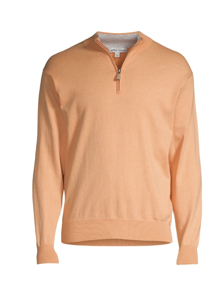 Orange Half Zip