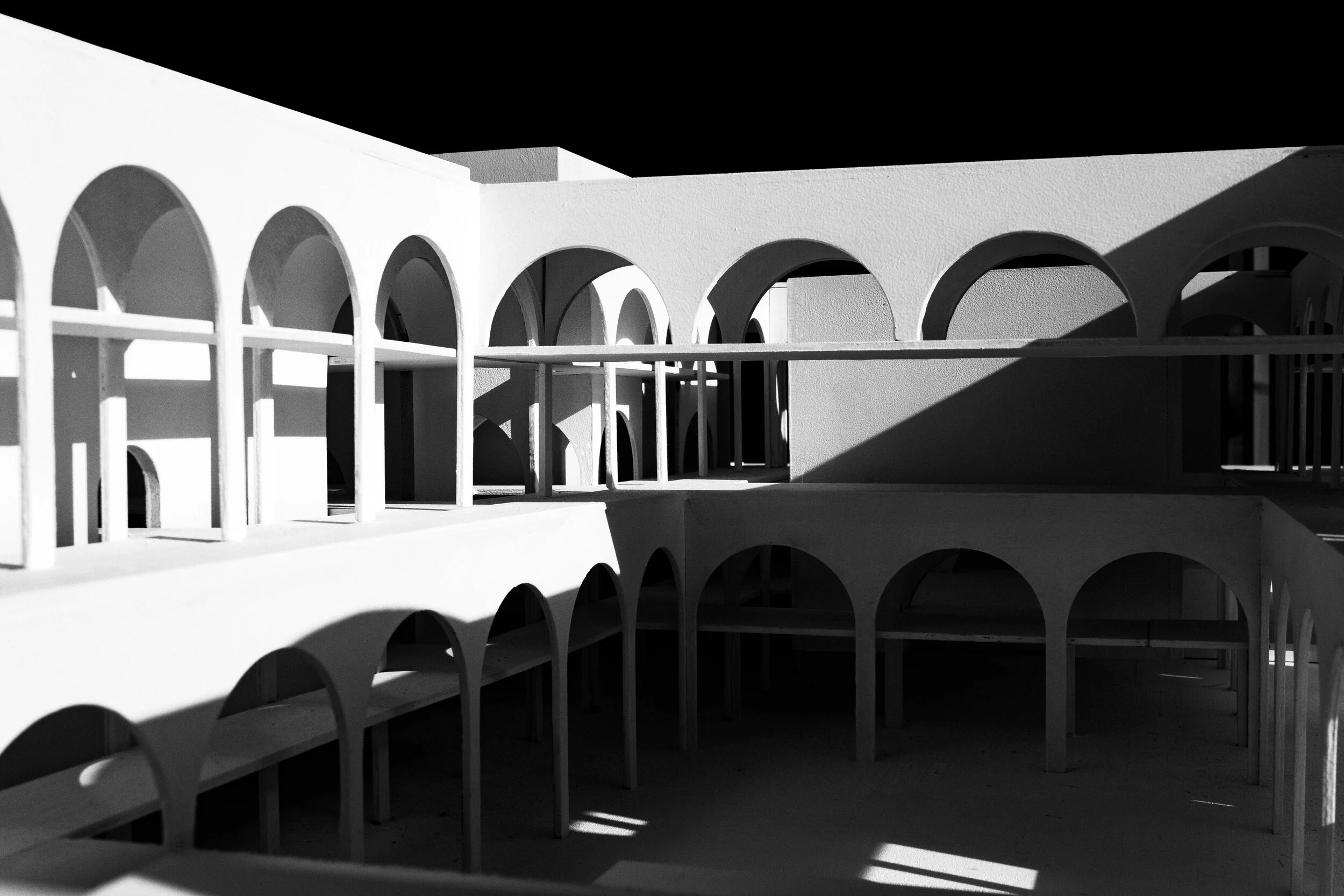 1/4"=1' Scale Section Model Photograph 