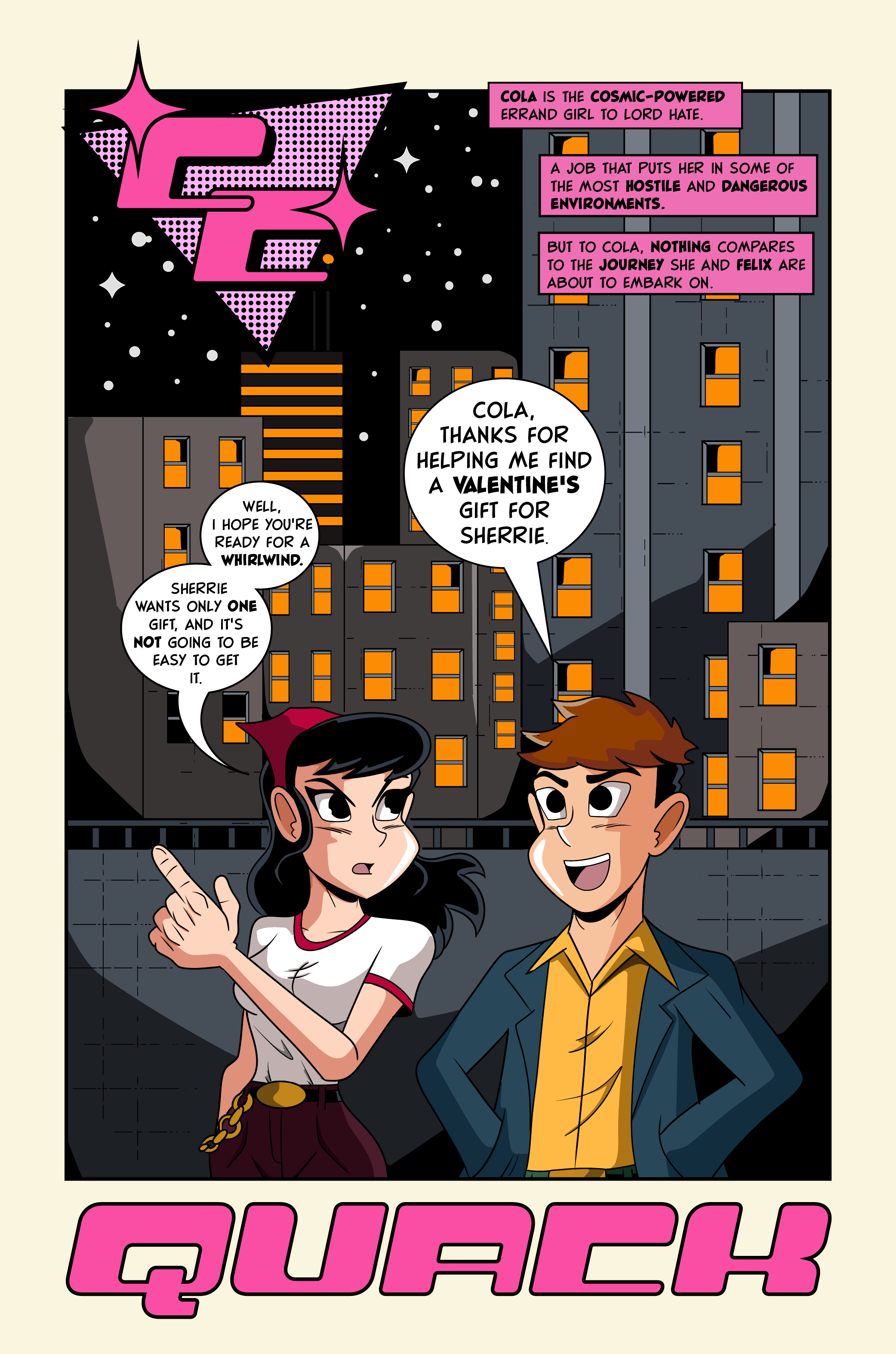 Quack: A Cosmic Cola Story by Logan Monroe