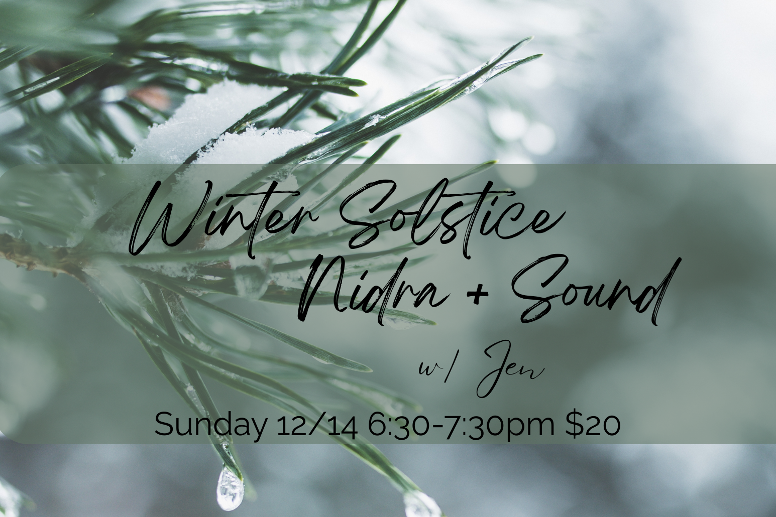 Winter Solstice Nidra + Sound