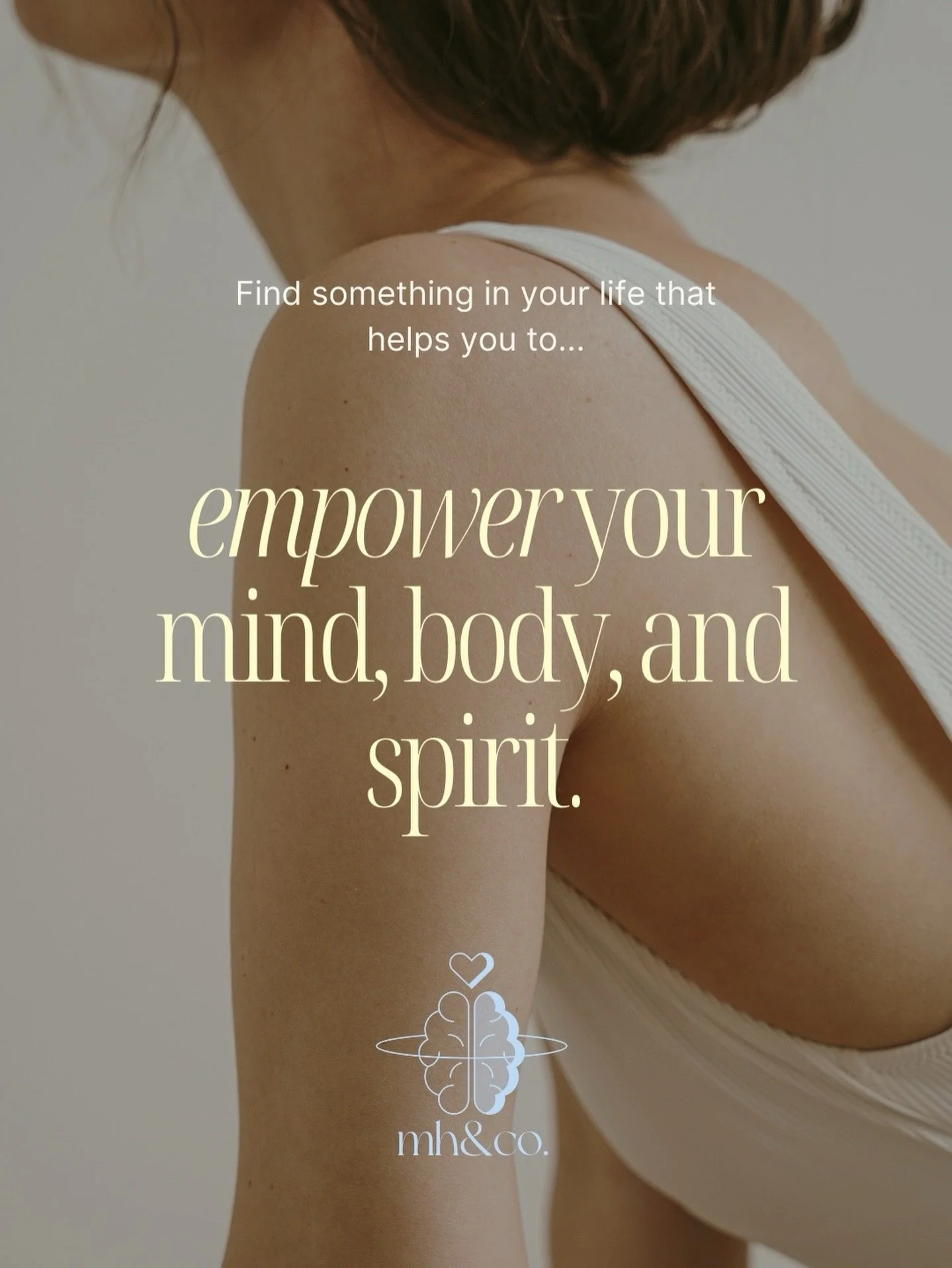 Find something in your life that helps you empower your mind, body, and spirit.✨

1. Move your body in ways that feel good &mdash; a walk, dance, or stretching
2. Try mindfulness or meditation to calm your mind
3. Journaling or reflection to connect 