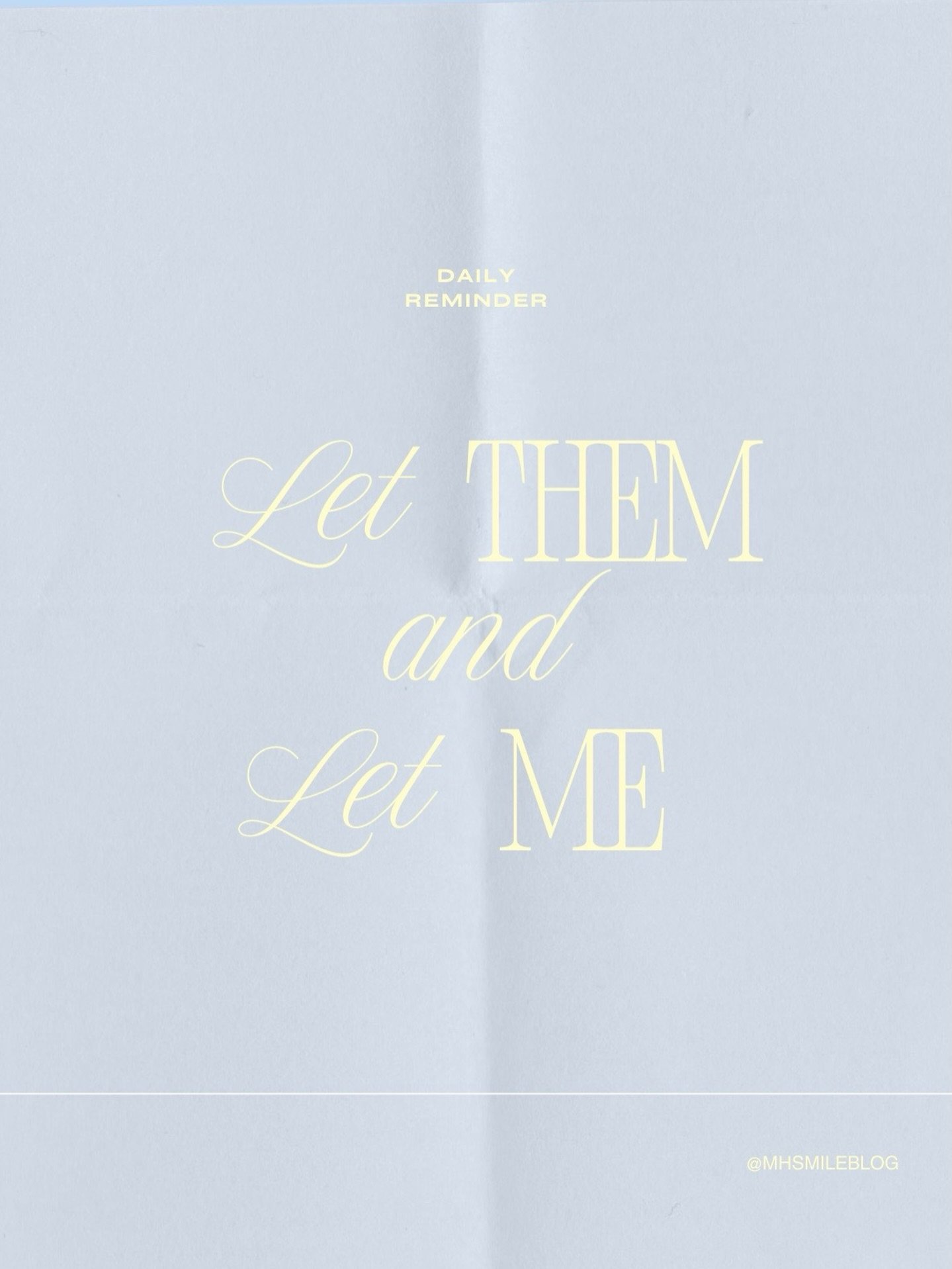 I&rsquo;ve read Let Them twice now, and I can&rsquo;t recommend this book enough. 📖

One thing that stuck with me from Mel Robbins&rsquo; work is the idea that we can&rsquo;t control how others act&ndash;we can only control ourselves. Learning to sa