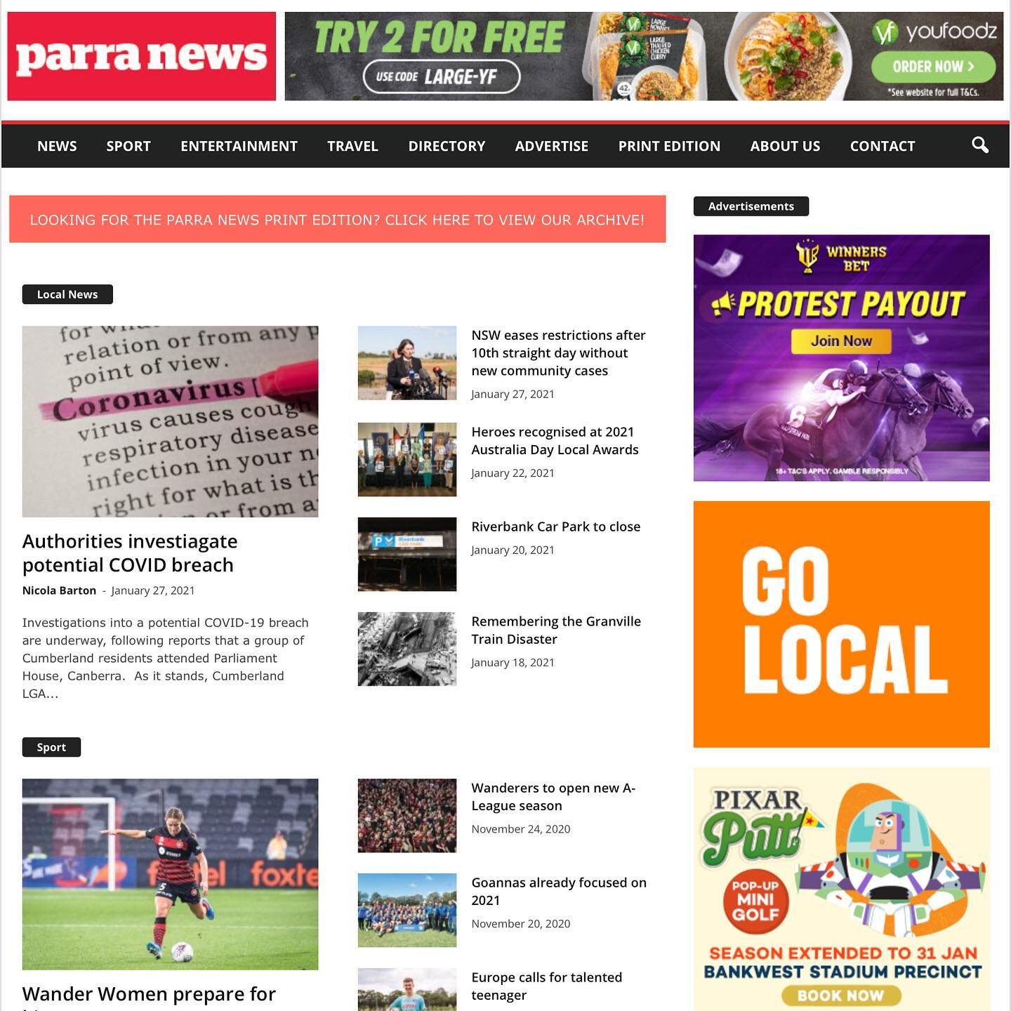 A shout out to @theparranews for their ongoing support and commitment. #theparranews team is dedicated to providing up-to-date info on what&rsquo;s happening in our community. Both a print and digital news service, it&rsquo;s an independent publicati