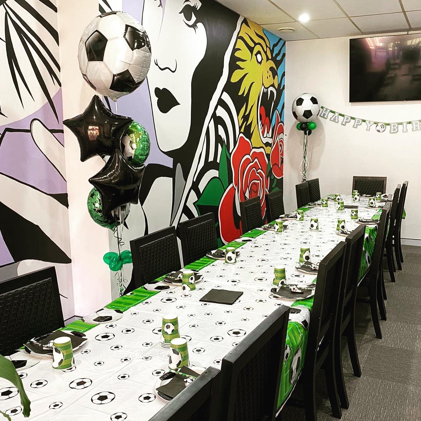 How awesome is this party set up? 🙌 An enclosed party area, outdoor games on the Greens, and tasty food for a group of 20 - this little guy will definitely have a memorable 10th birthday! 🎉

Contact us for your next celebration, we have lots of par