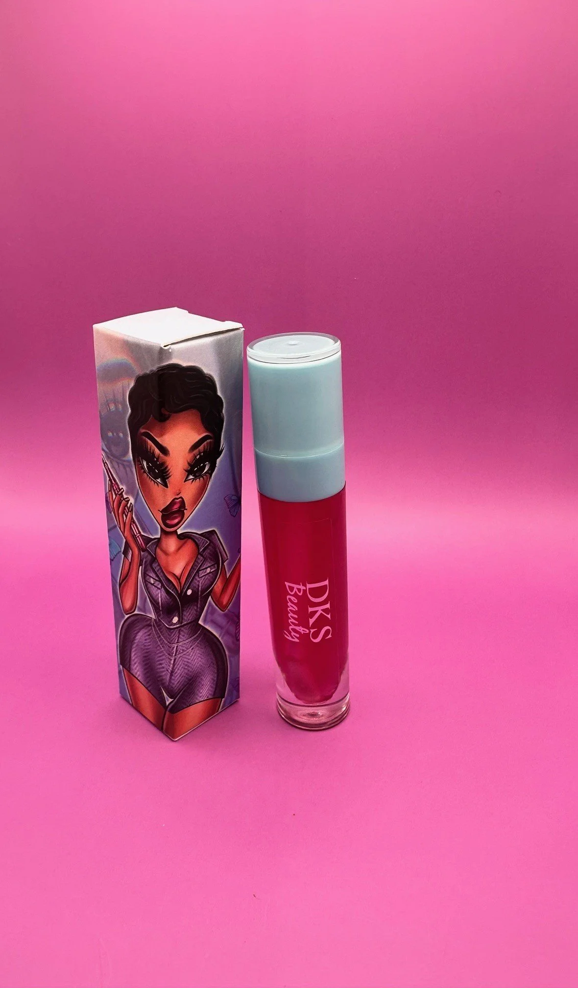 DKS Lip gloss (ThiCk Clear Deep Pink) 8ml