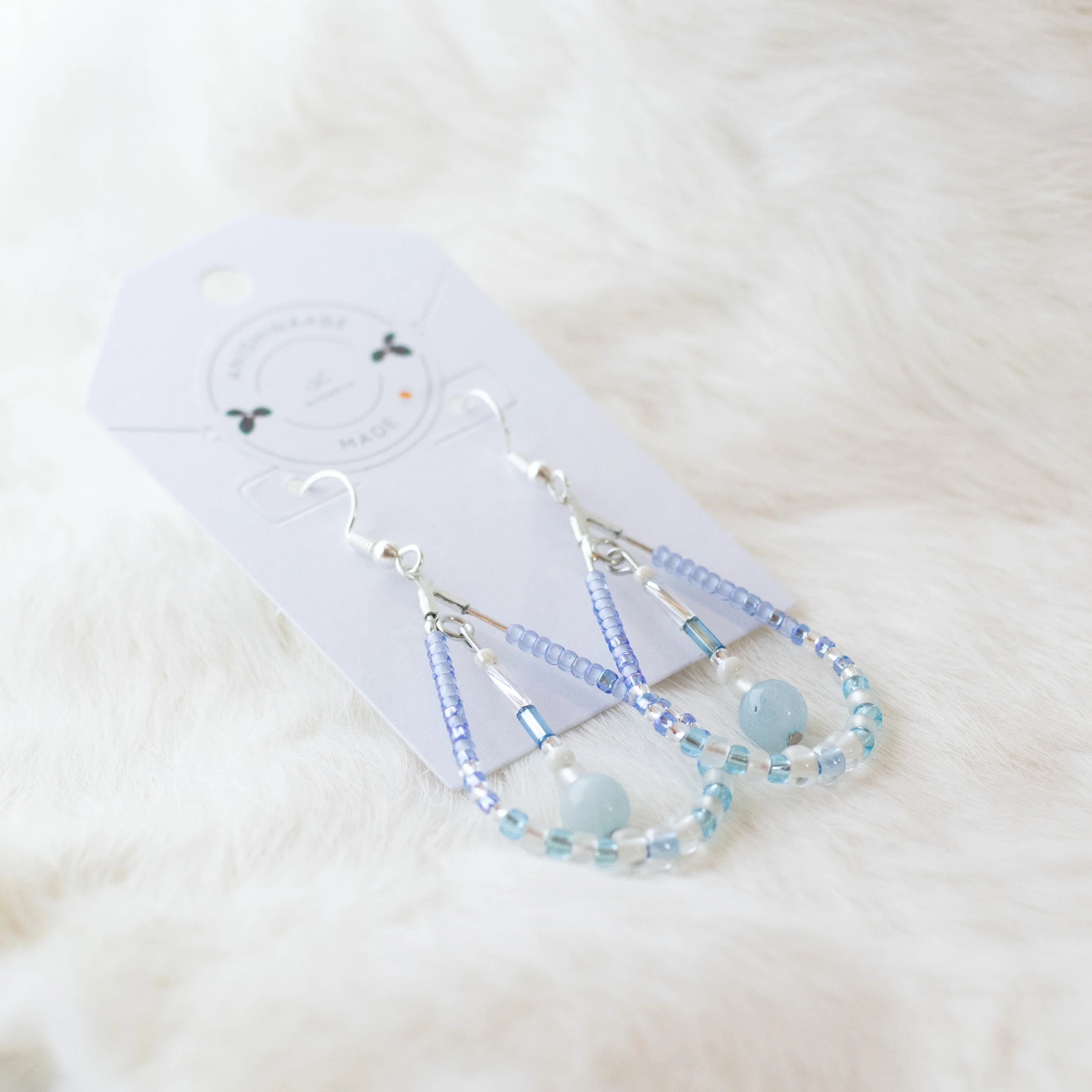 Blue Icicle Teardrops