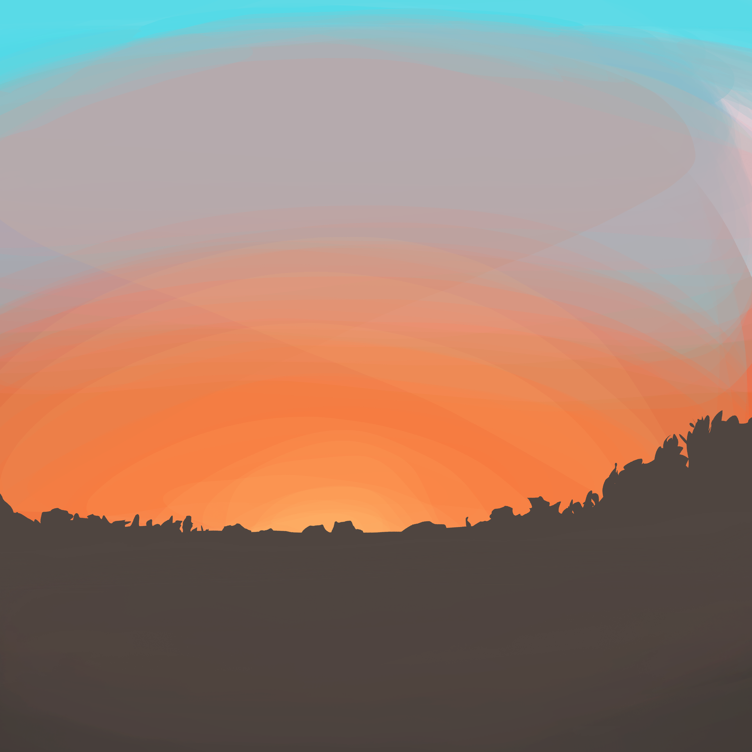 Naranja Set Giclée Print