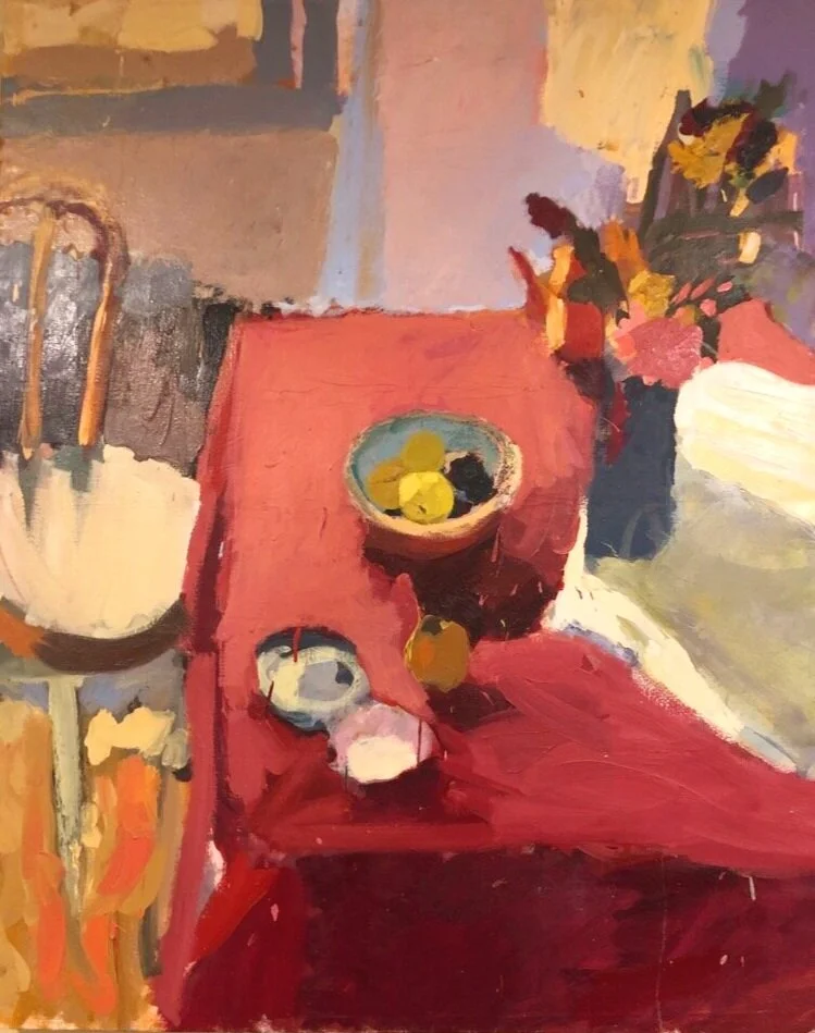 Joel Edwards
"Still Life on Red Table Cloth"
Oil on Linen