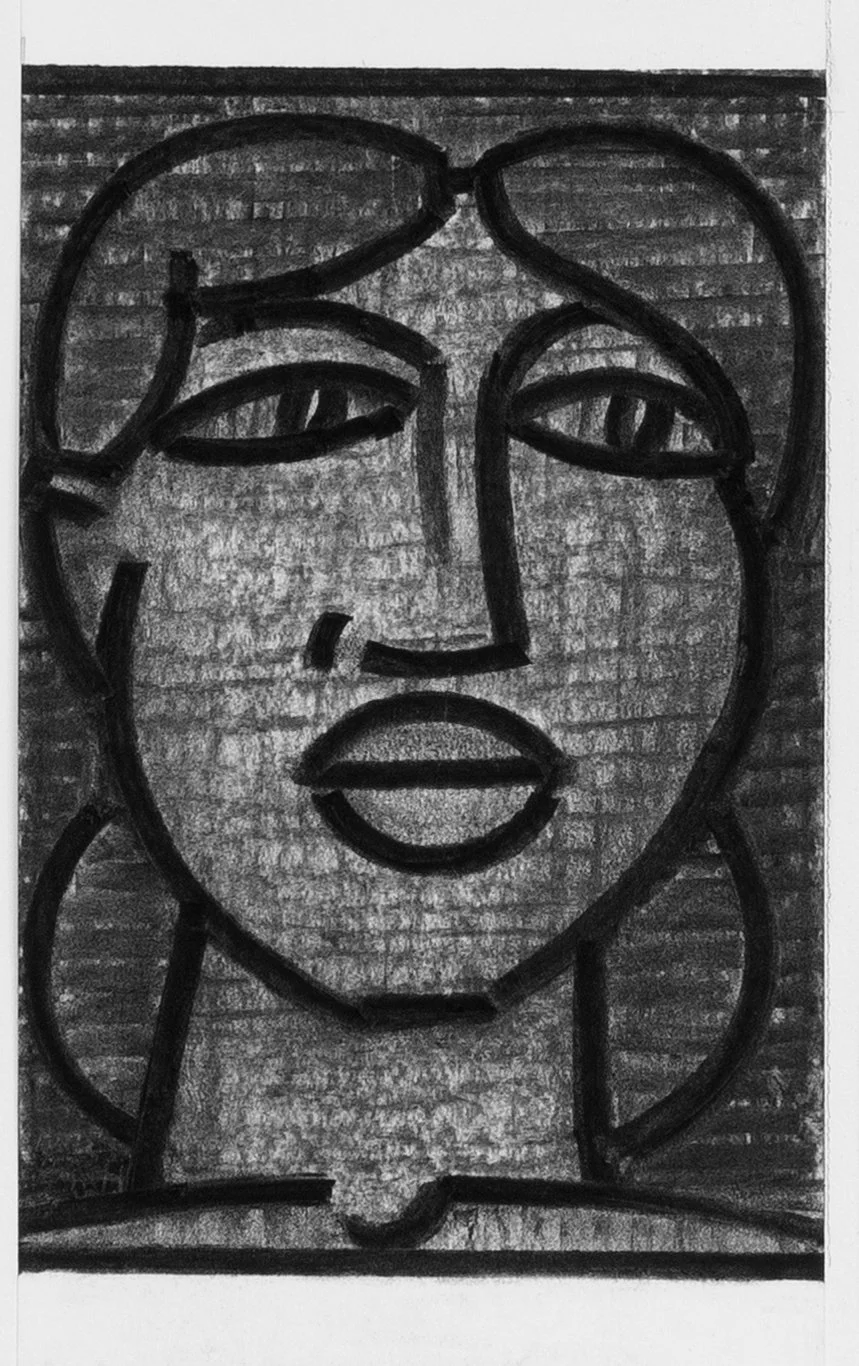Howie Weiss
"Portrait #18"
Vine Charcoal on Paper