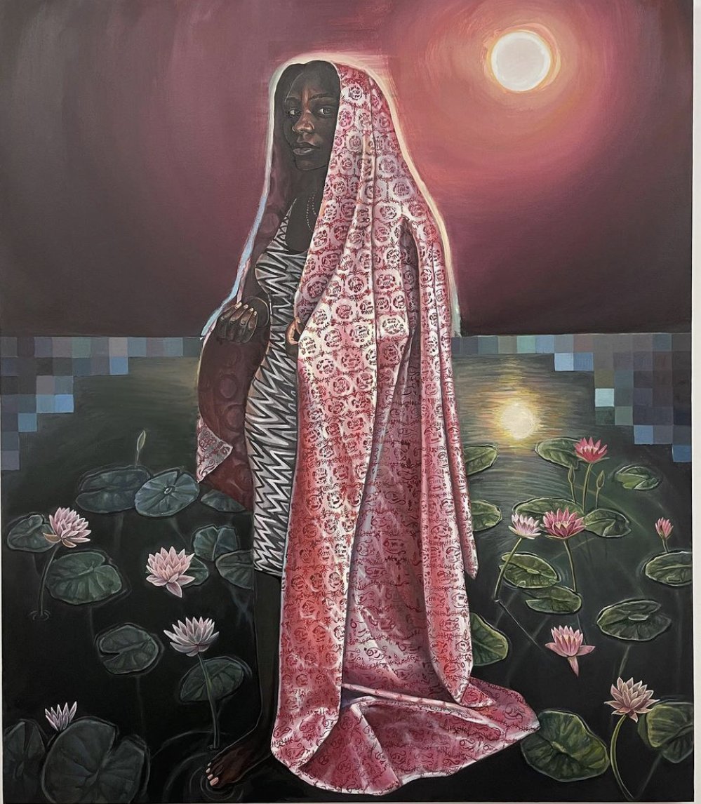 Lanise Howard "Unseen in the Place of Origin" Oil on Canvas