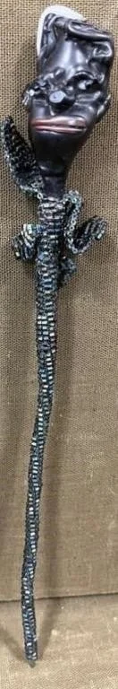 Joyce Scott
Blown glass and glass beads