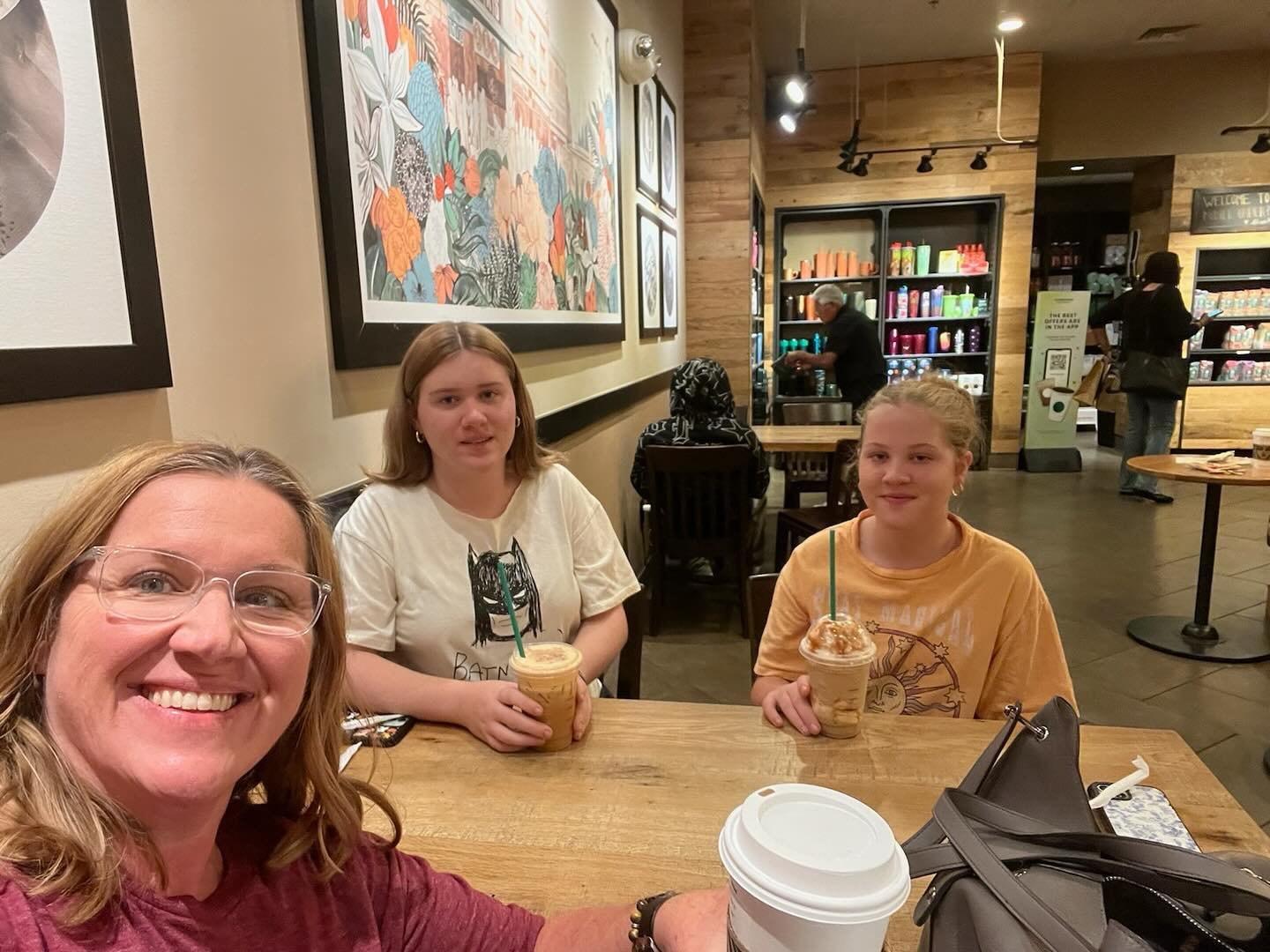 Lea Anne is enjoying a coffee break with our daughters thanks to NorthStar!