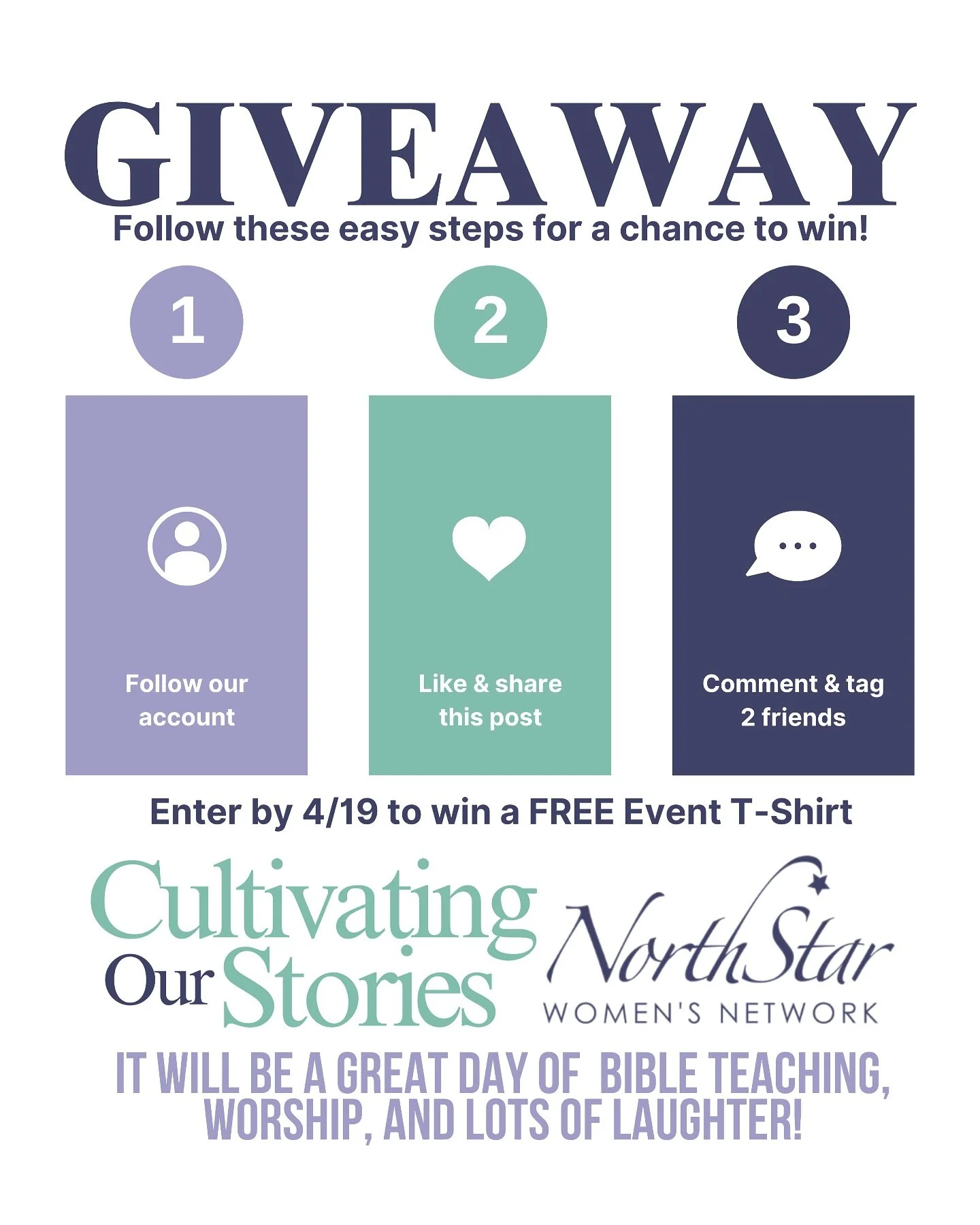 📢 GIVEAWAY!!! 📢

We are giving away an event t-shirt for our Cultivating Our Stories event on May 3, 2025. If you will be joining us, then please participate to enter a raffle and win! We will also be doing a T-shirt giveaway and anyone who purchas