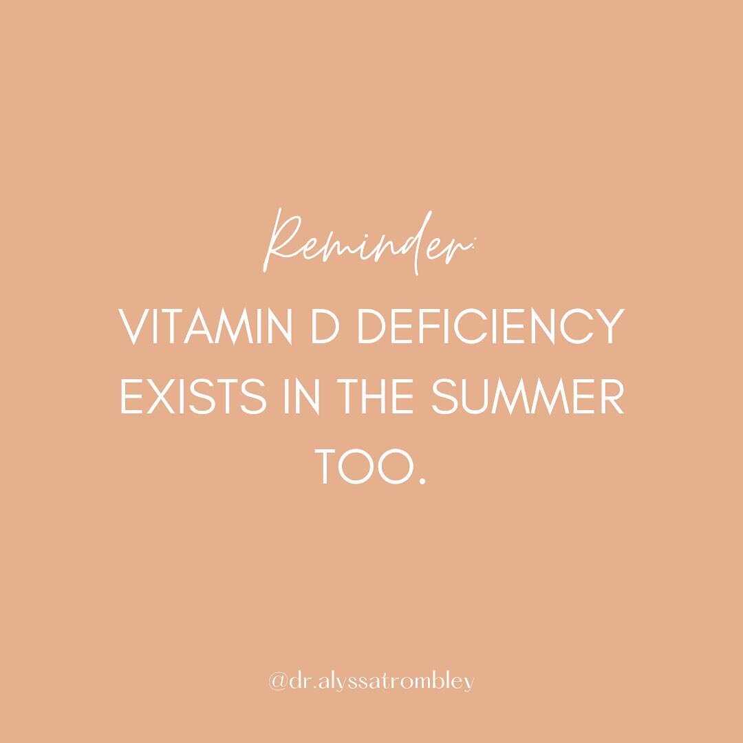 📣 Vitamin D deficiency exists in the summer too!! ☀️

Swipe to see some of the vitamin D results I&rsquo;ve received back within the last couple of weeks. ➡️

Shockingly low, right?! 😱

It is estimated that between 70% to 97% of Canadians have insu