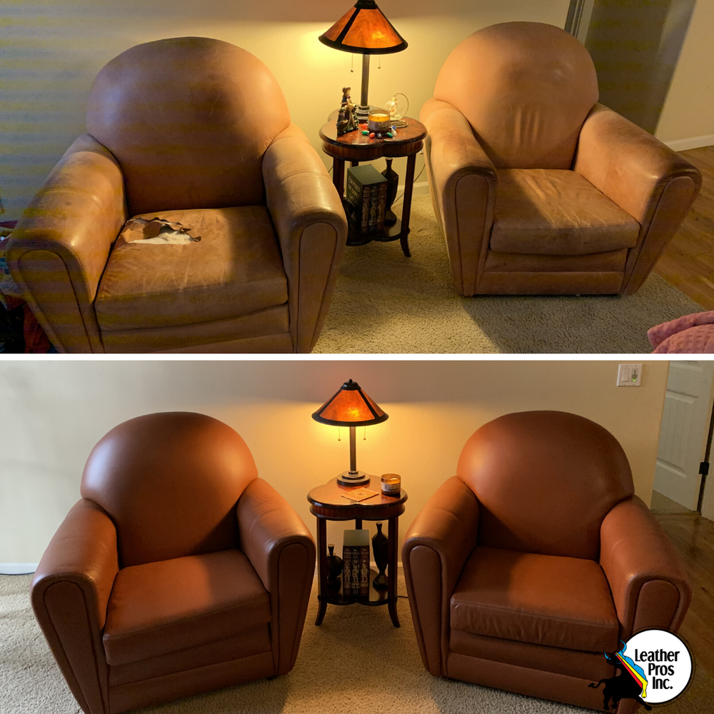 Furniture Reupholstery Transformations — Leather Pros Inc.