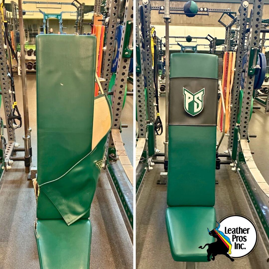 Commercial Gym Bench Reupholstery for Portland State University