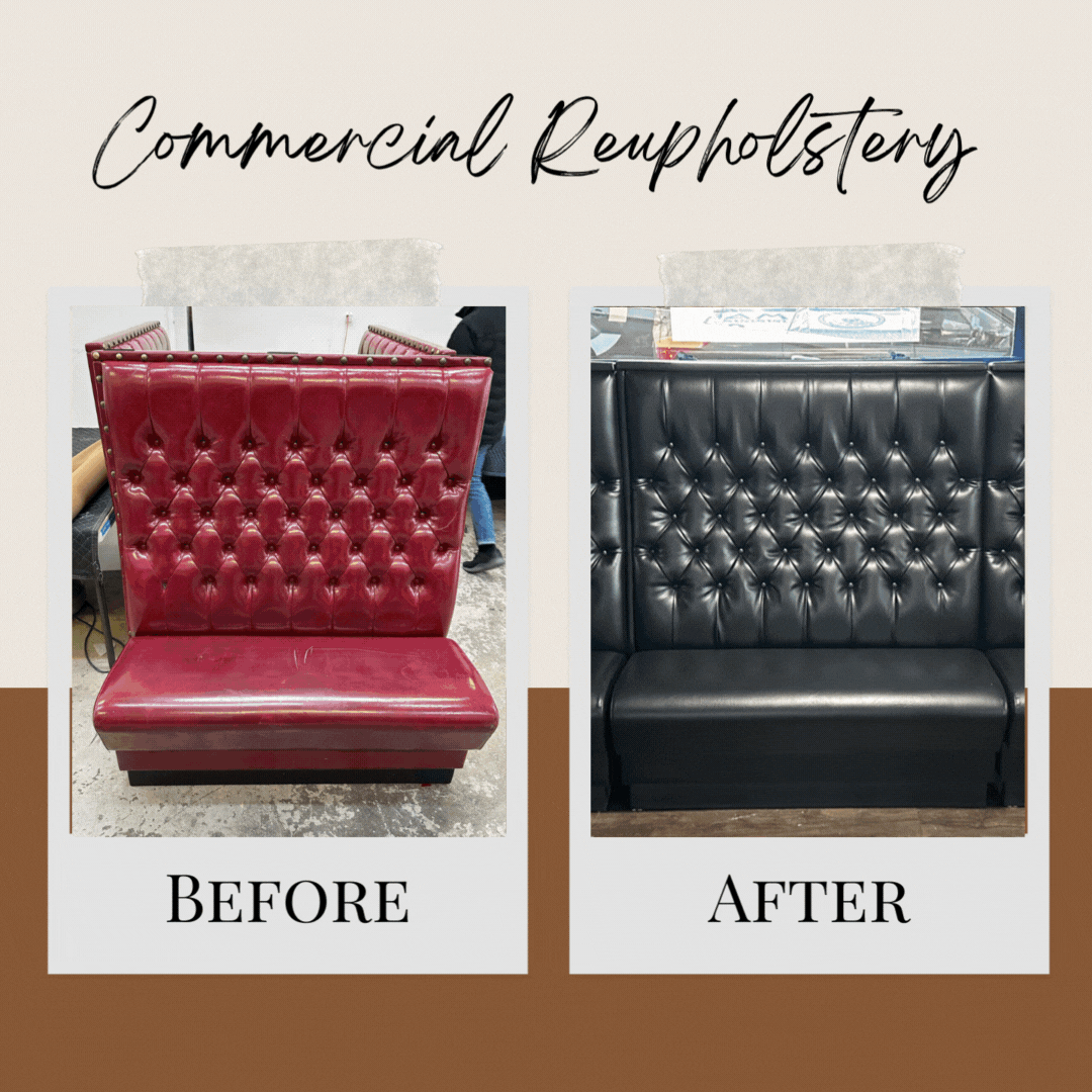 Restaurant Booth Upholstery & Repair — Leather Pros Inc.