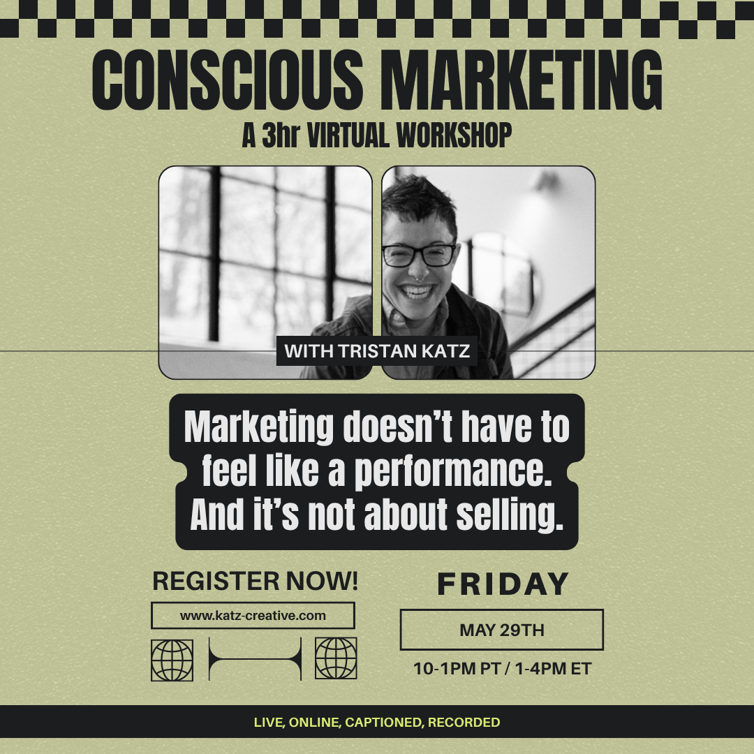 CONSCIOUS MARKETING - Solidarity Rate