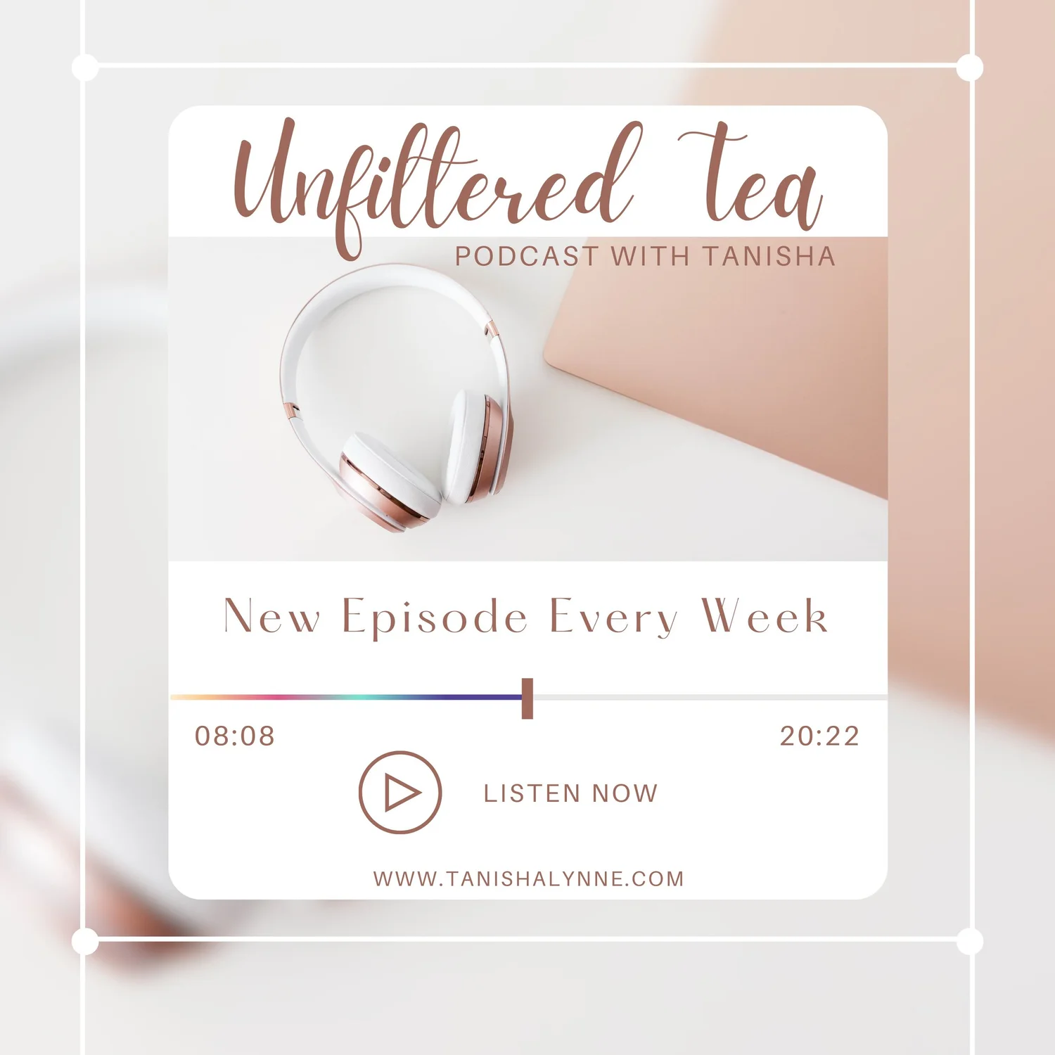 Unfiltered Tea podcast artwork
