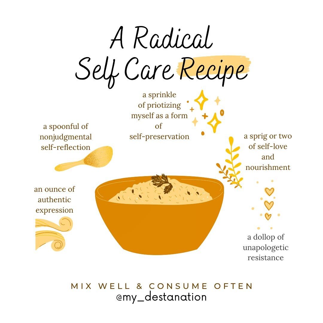 A recipe we will pass down to promote generational healing ✨

#psychology #therapy #therapist #wellness #support #mhawareness #endthestigma #mentalhealth #radical #selfcare #generationalhealing
