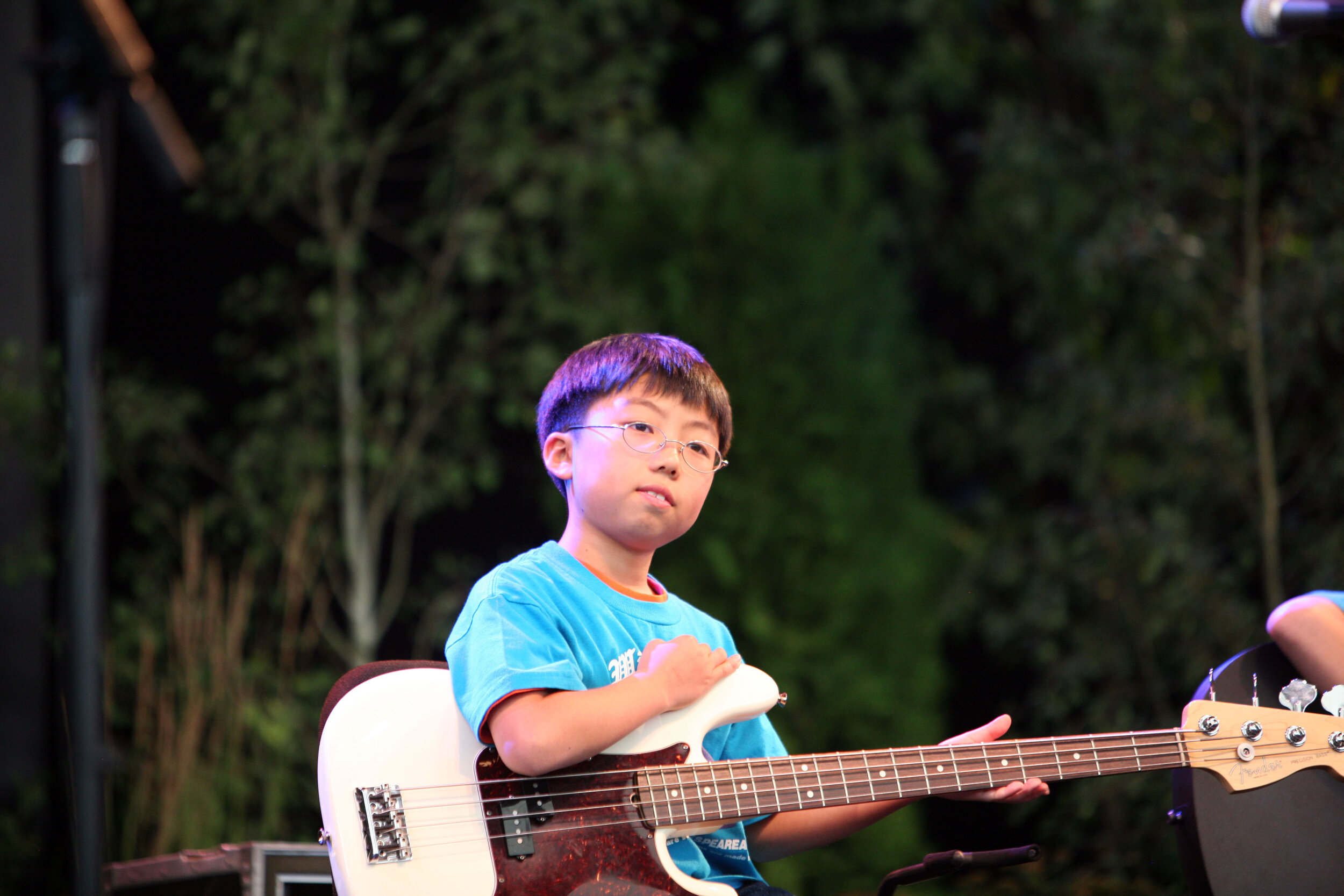  Isac on bass 
