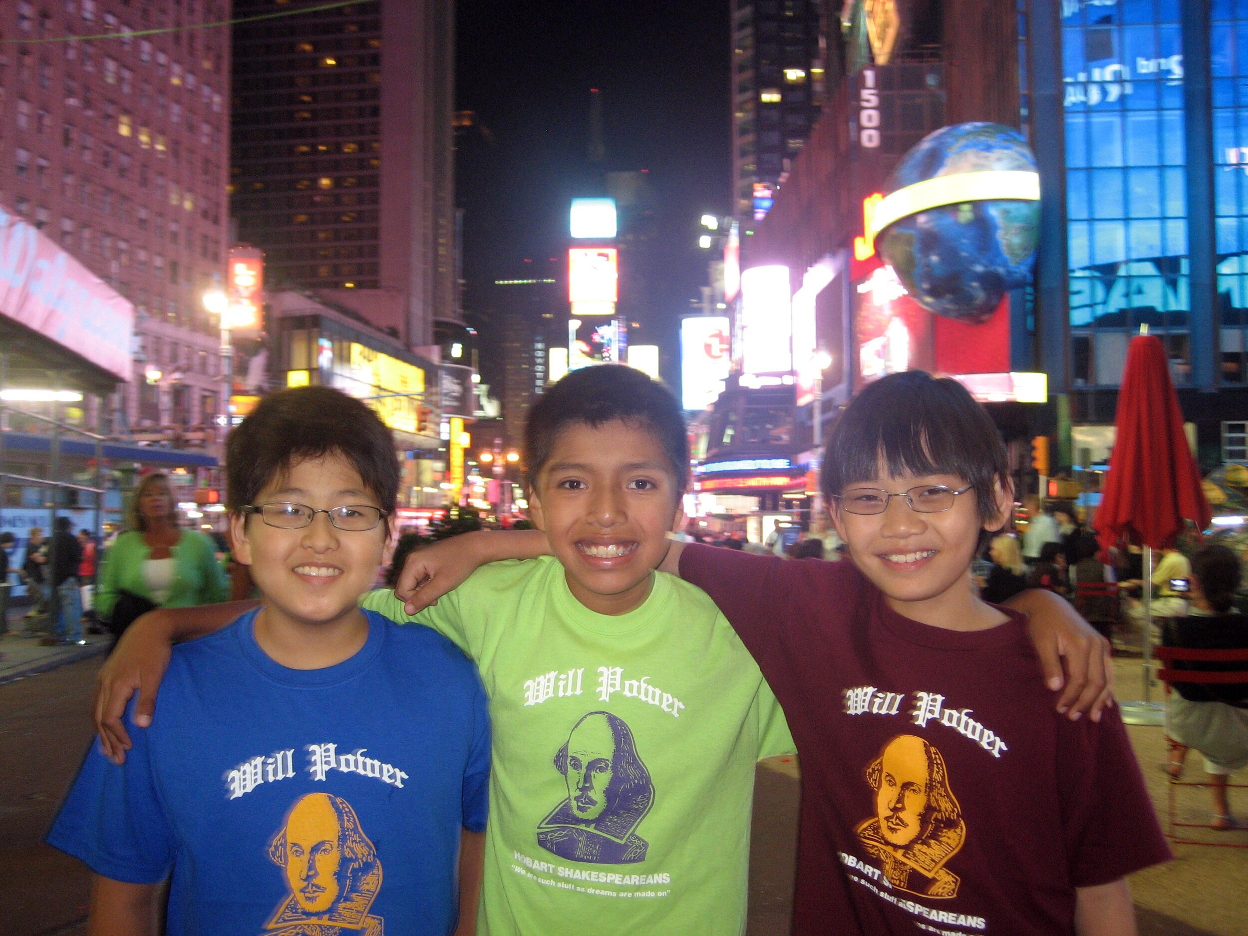  Times Square before New York City show 
