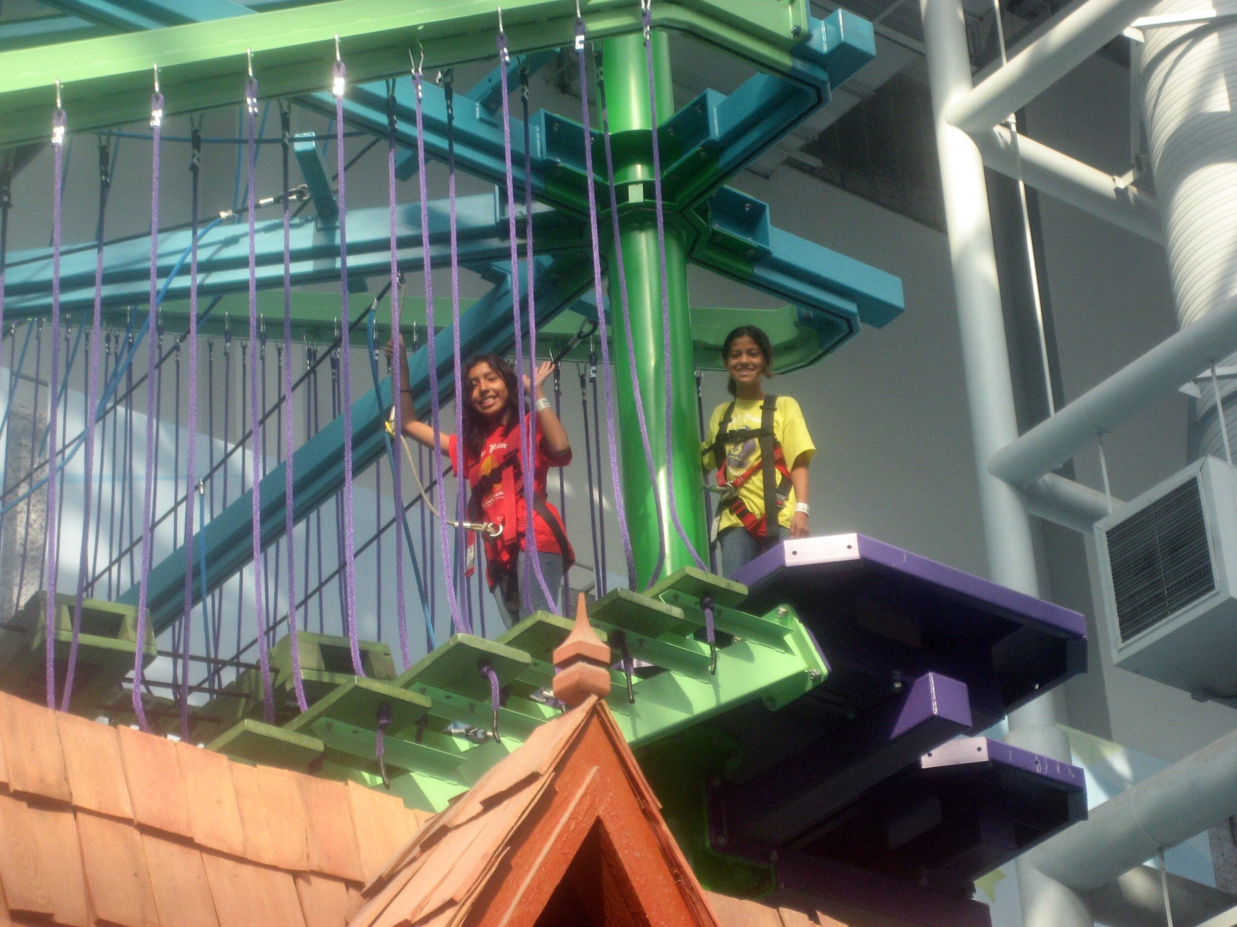  Enjoying the Rope Course at Mall of America 