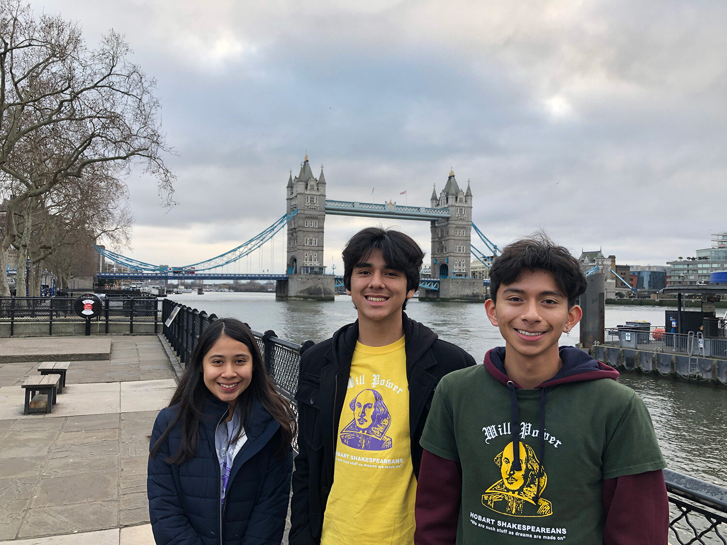  Ashley, Oscar, and David visit (but fortunately do not stay) at the Tower of London! 