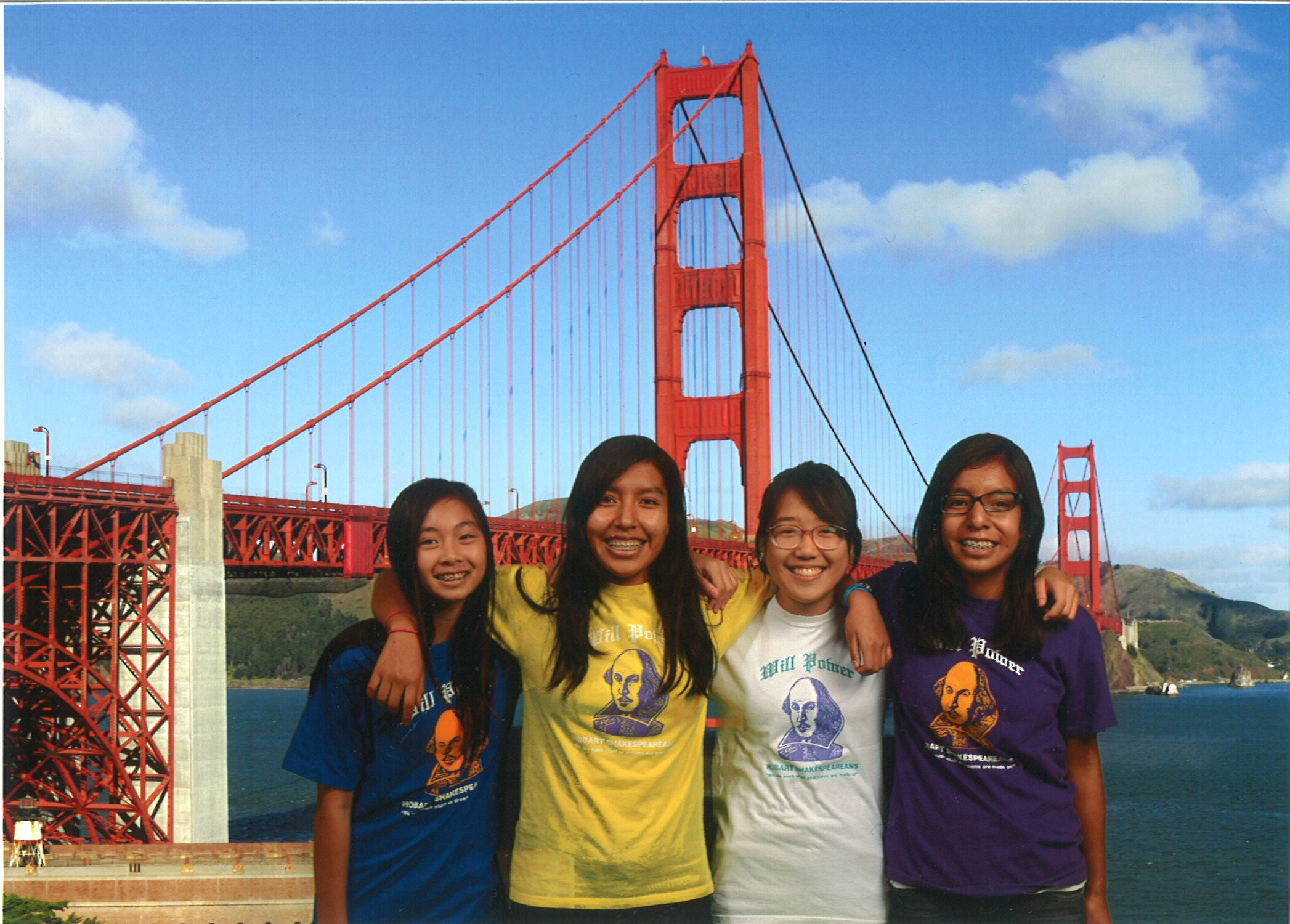  At the Golden Gate Bridge 