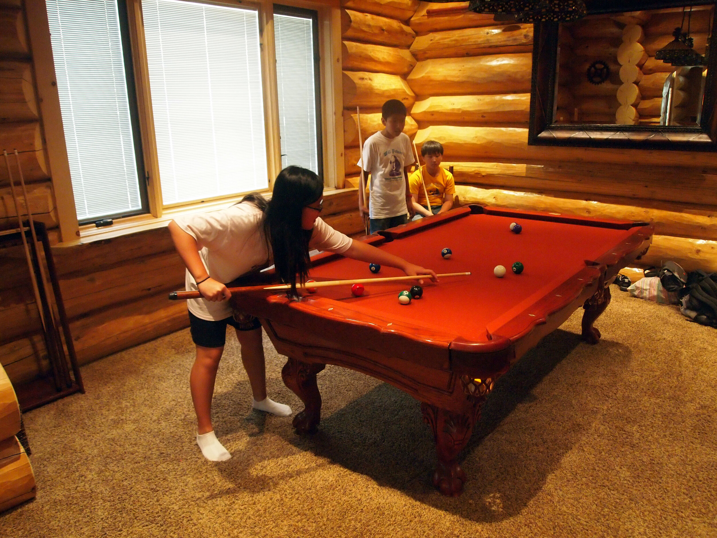  Playing Pool in our Incredible Yosemite Home 