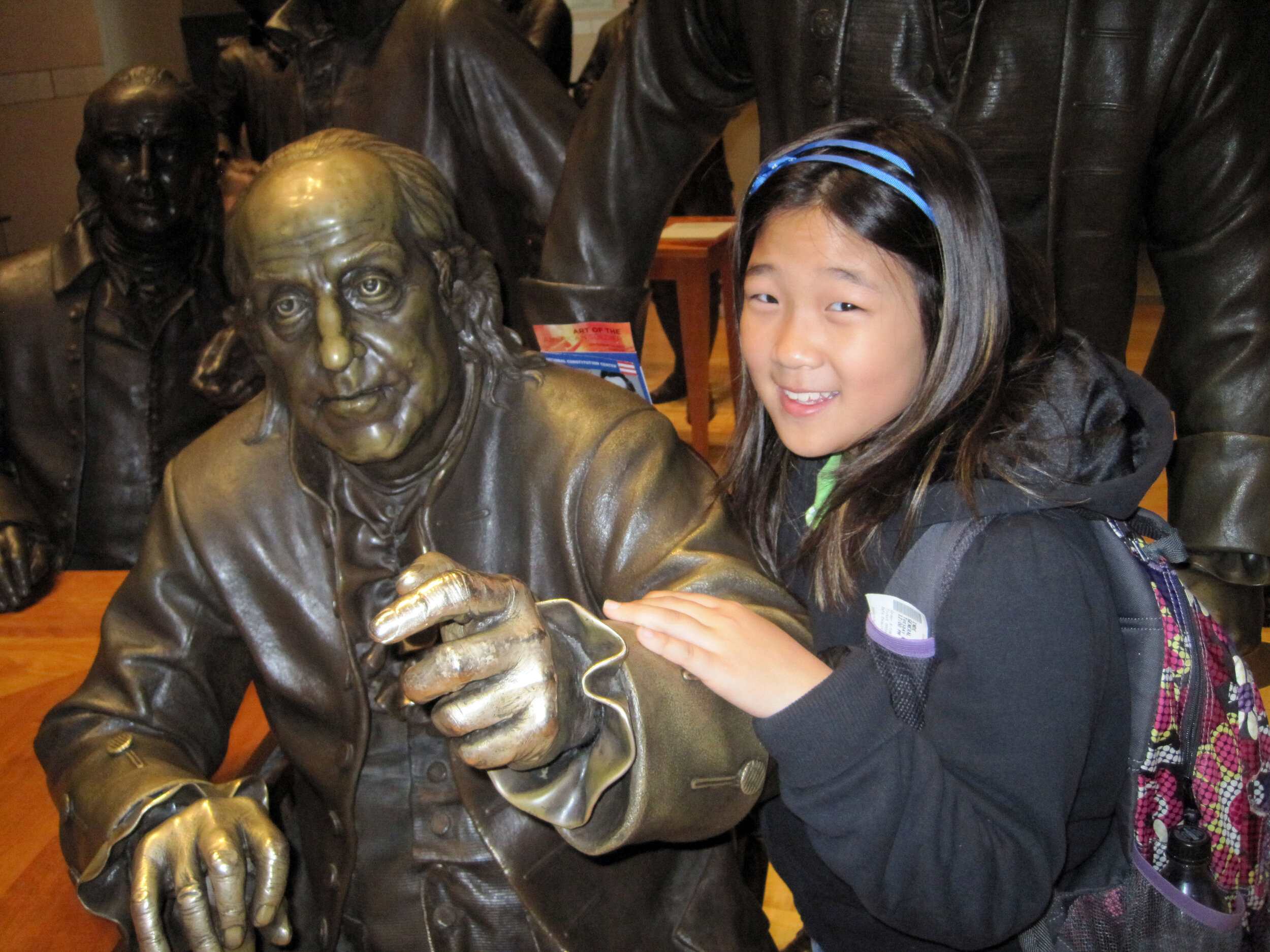  National Constitution Museum: Grace meets Ben Franklin 