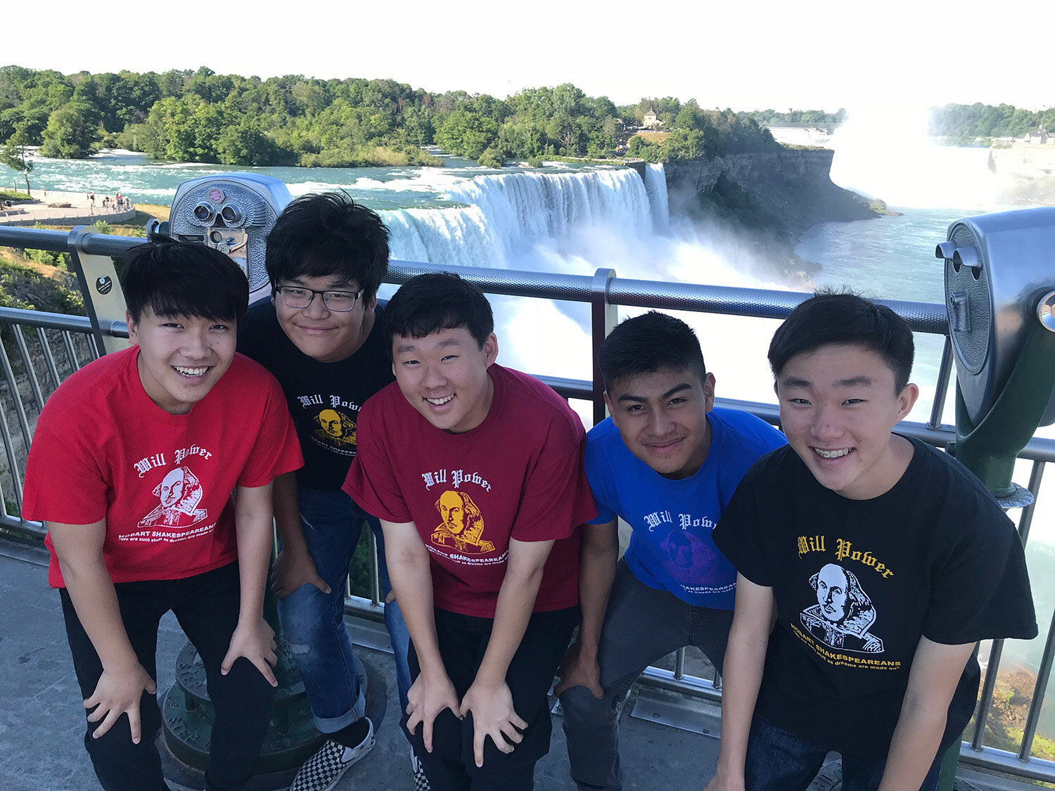  The boys get ready to take on Niagara Falls 
