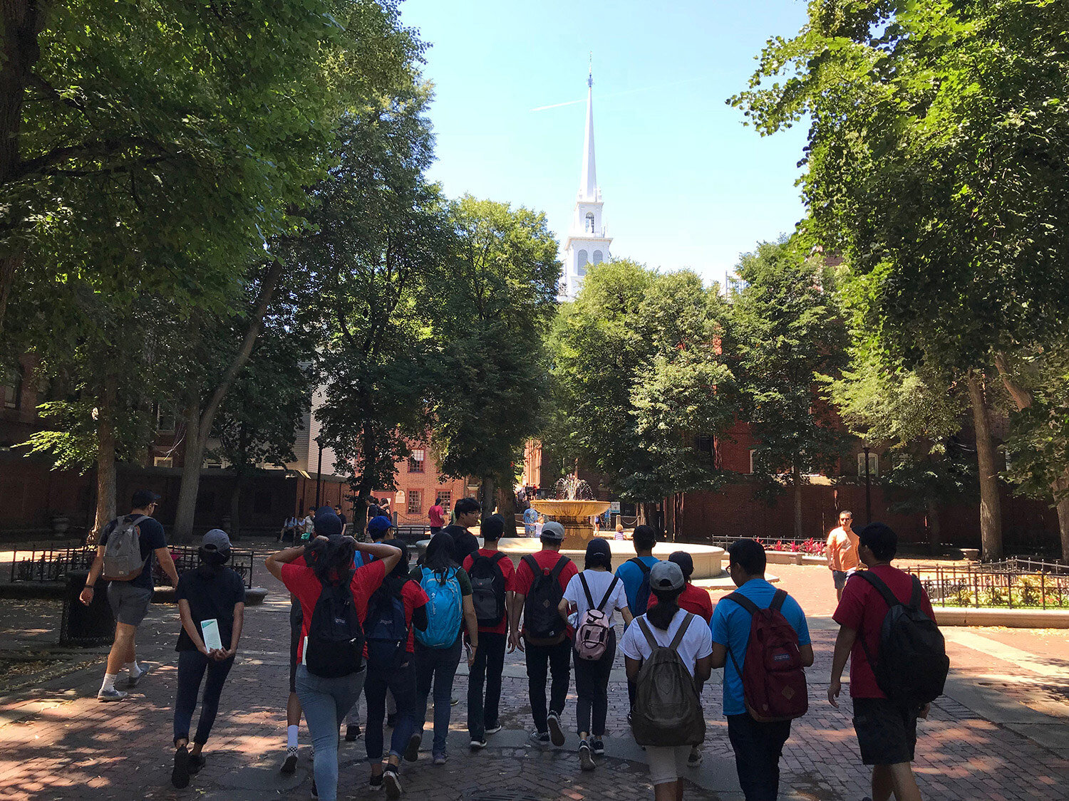  Approaching Old North Church: The Freedom Trail, Boston 