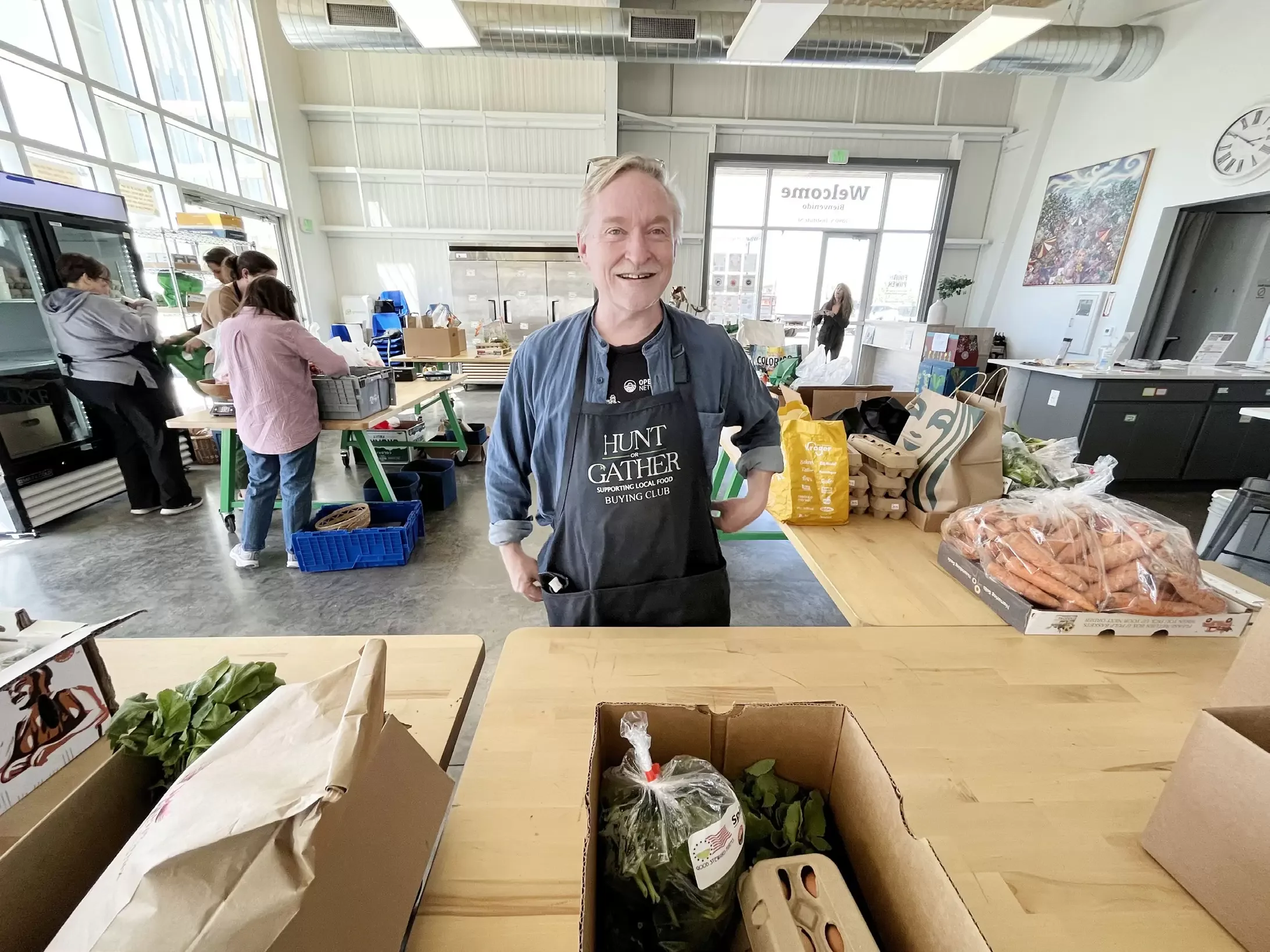 Hunt or Gather food buying club at the Hillside Hub
