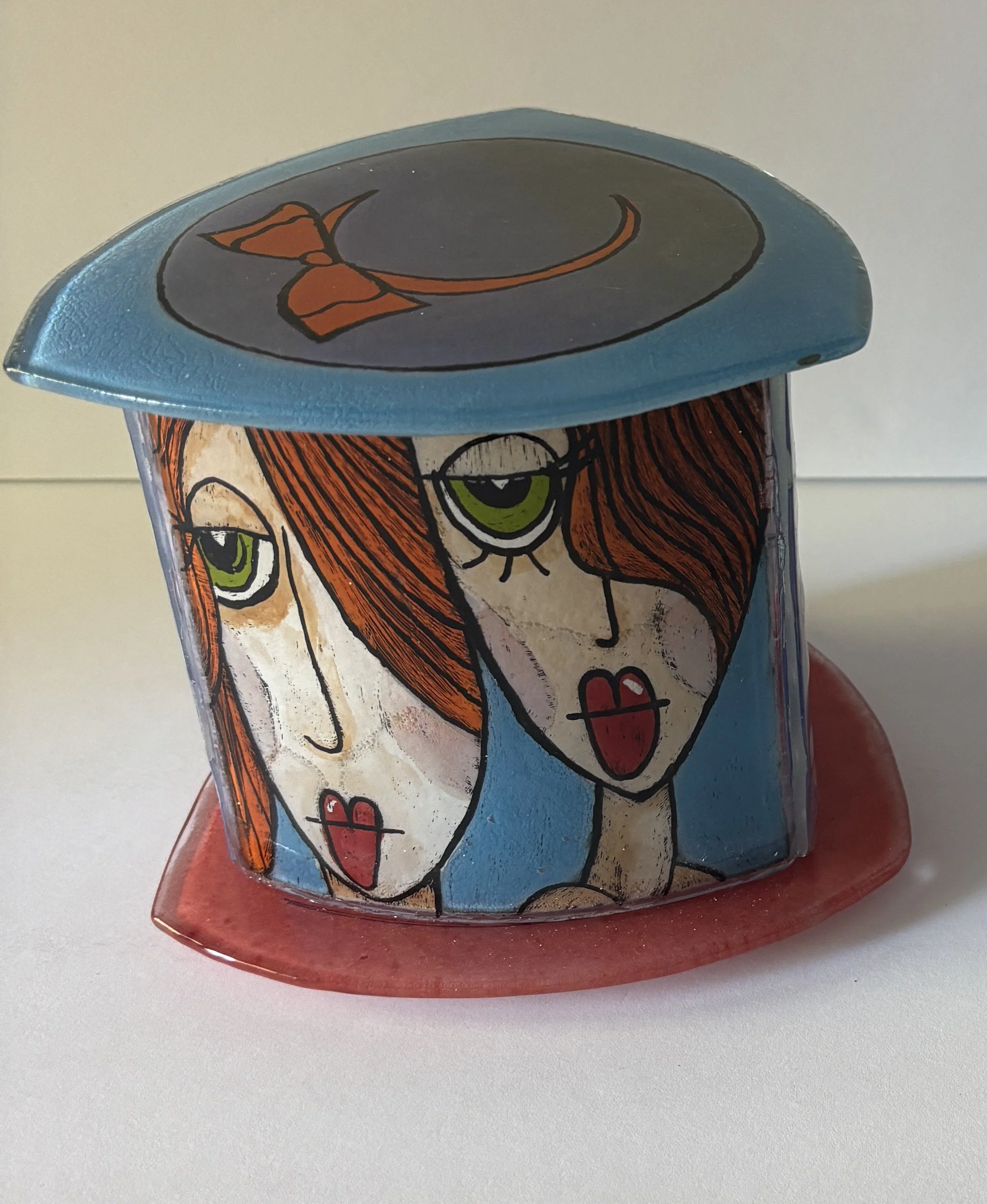 THE GIRLS TREASURE BOX 4" 3 SIDED