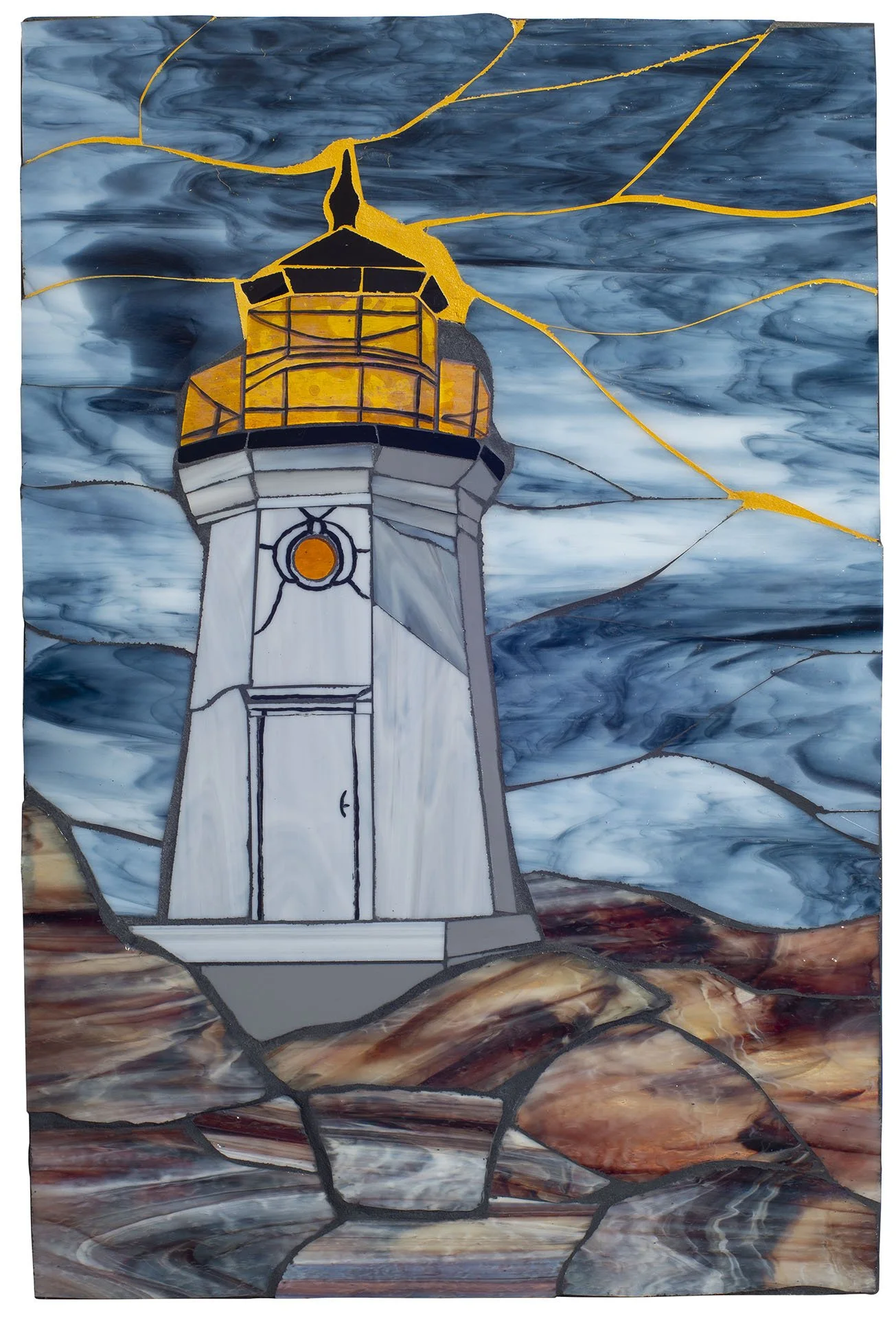 STORMY POINT LIGHTHOUSE 24 X 16" (SOLD)