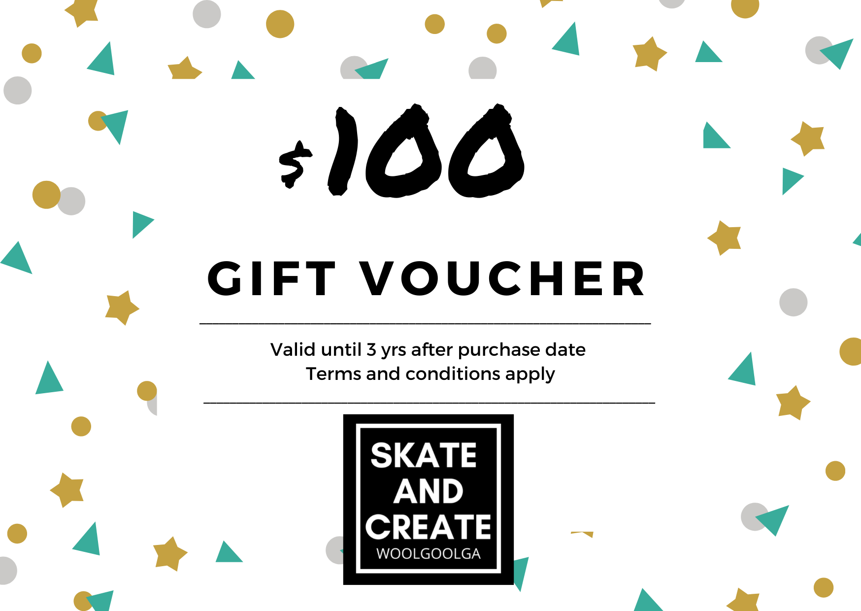 Gift Vouchers — Skate and Create