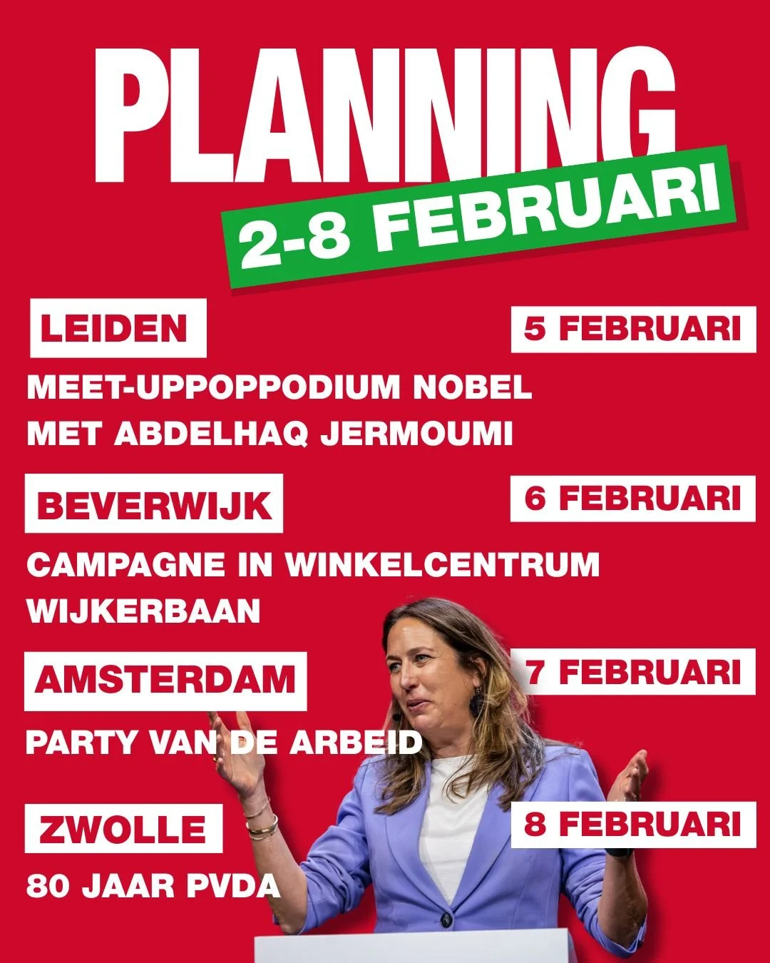 Agenda deze week