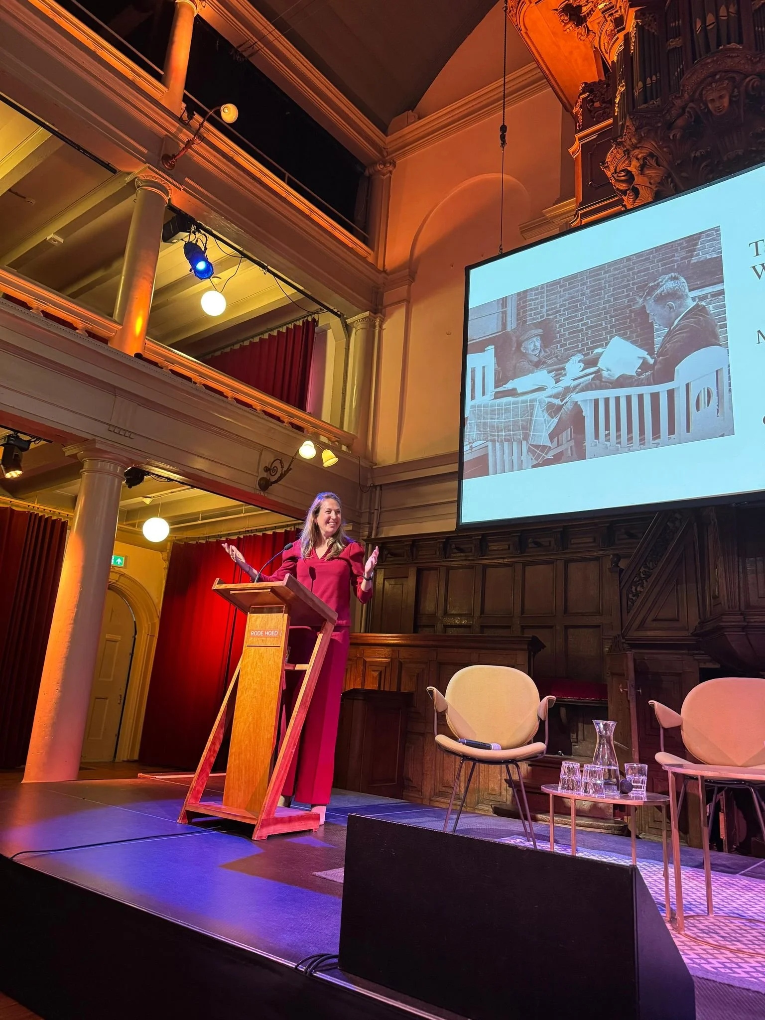 Marjolein spreekt bij 80-jarig bestaan WBS