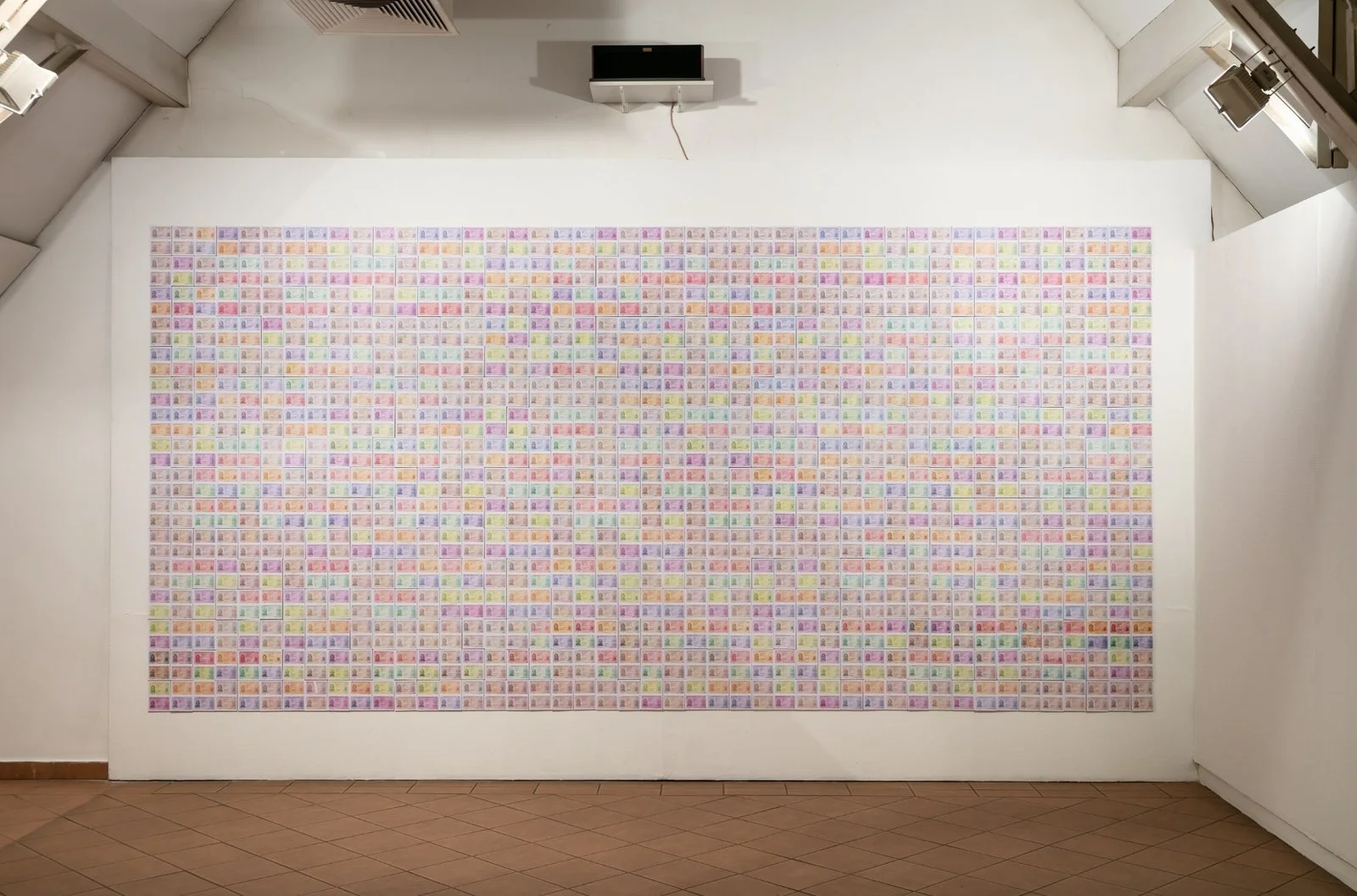 Fine art photography of identity-based installation addressing geopolitical boundaries.
