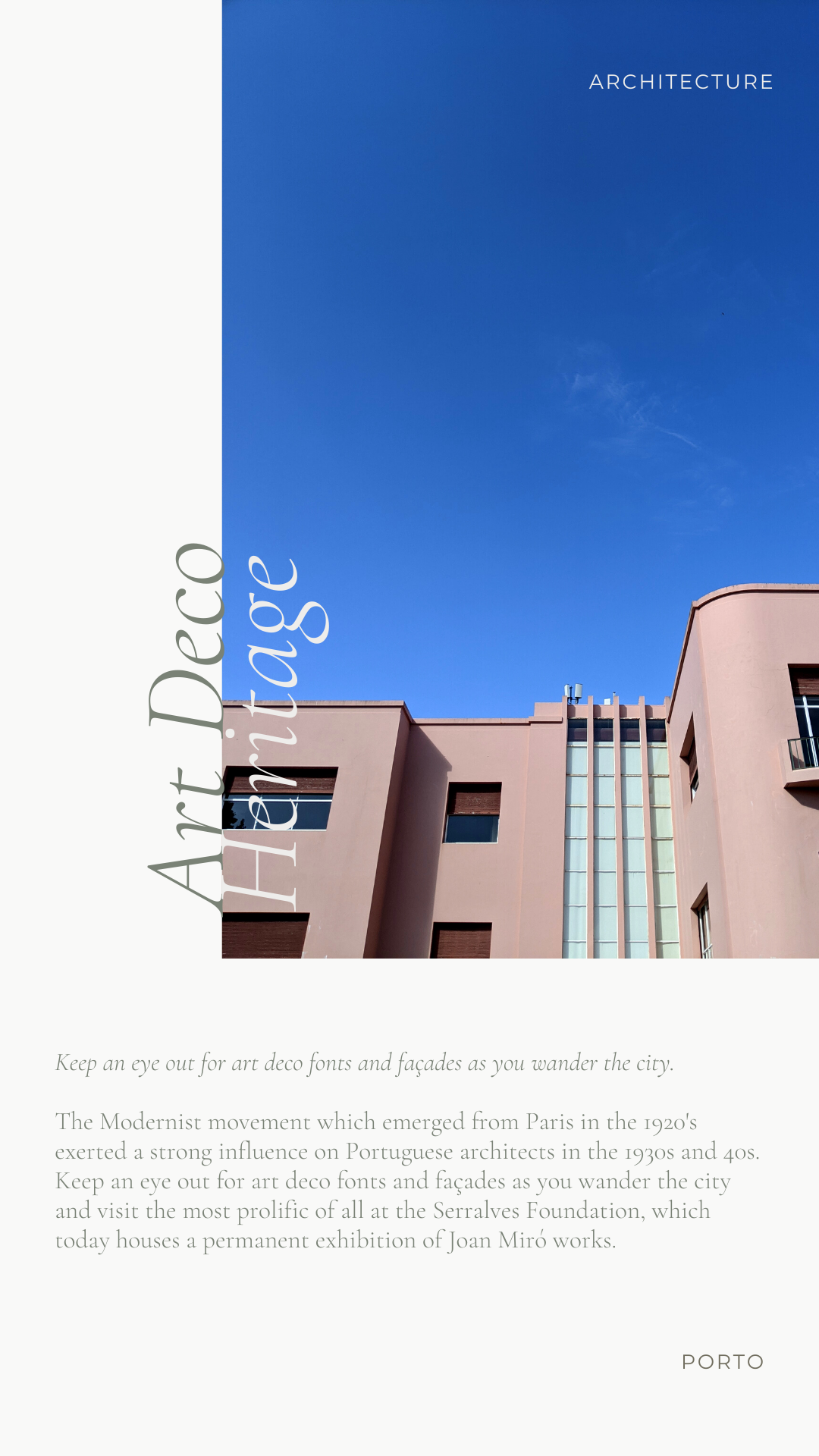 The Design Directory: Porto — DESIGN ESCAPES