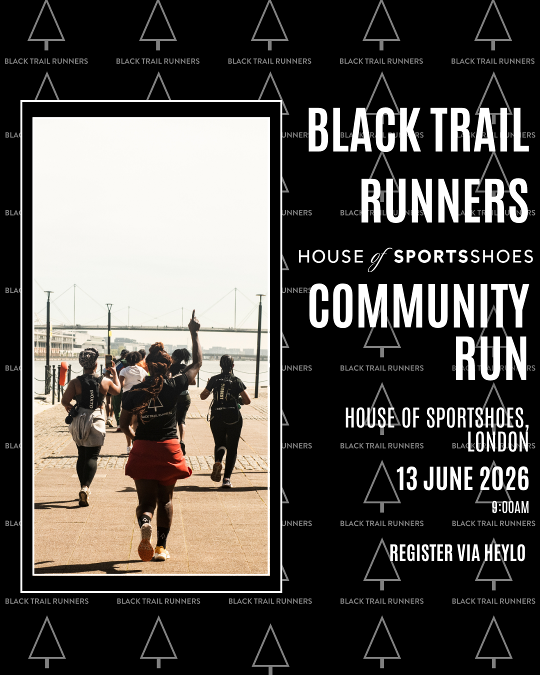 Black Trail Runners x House of SportsShoes Community Run - London