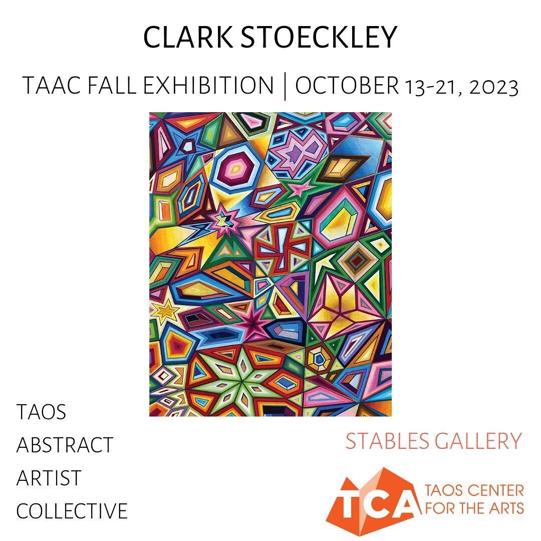 @taosabstractartistcollective (TAAC) will hold its Fall Exhibition from October 13th&ndash; 21st, 2023, at the Stables Gallery at the Taos Center for the Arts (133 Paseo Del Pueblo Norte, Taos, NM, 87571). The opening reception will be held on Friday