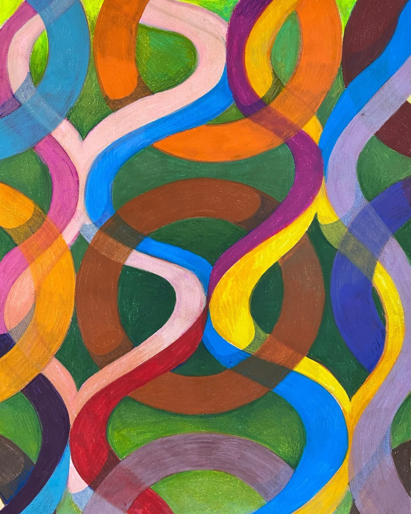 Tangled Whispers 
ink and colored pencil on cotton rag paper
35 x 25 cm / 14 x 10 inches
This drawing and the sketchbook from which it came are on display in The Sketchbook Gallery’s @sketchbook_art_gallery Sketchbooks: Working Out Ideas Group