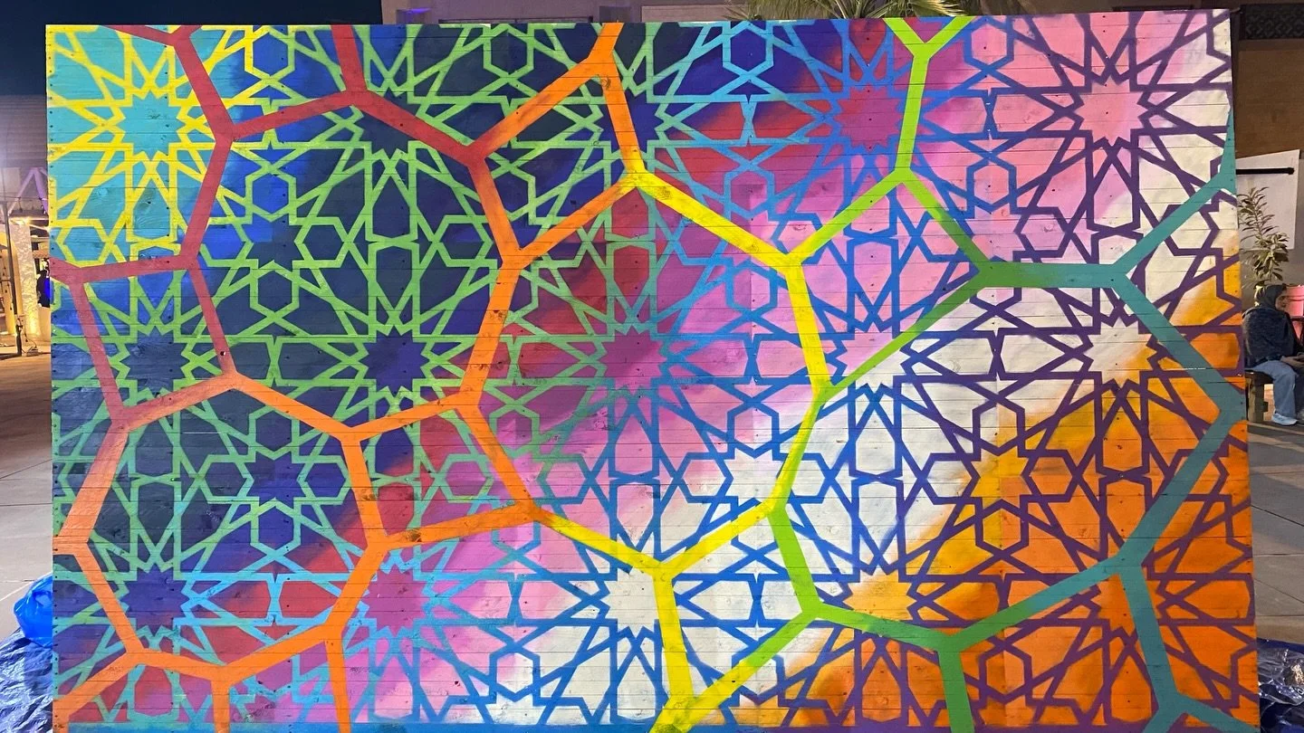 I&rsquo;m incredibly honored to share this mural I painted as part of @visitgardenia at the Kuwait National Museum. Gardenia&rsquo;s fourth season beautifully celebrates the arts, design, music, outdoor experiences, and the spirit of creative living 