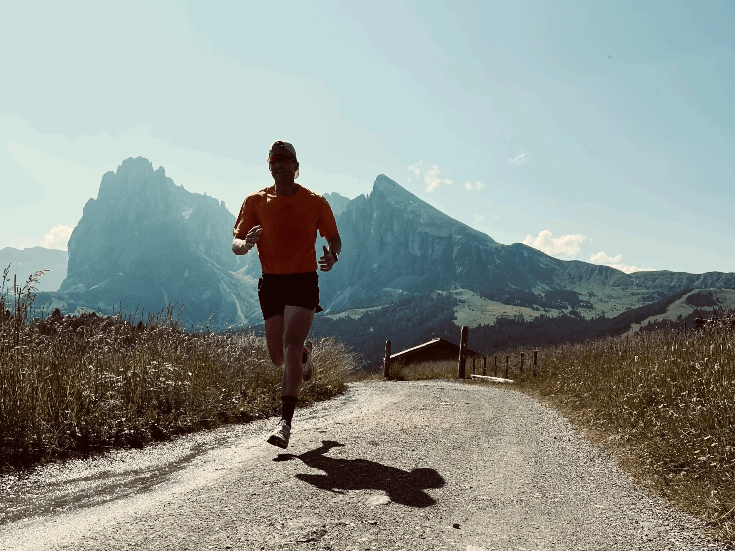 Running in the mountains❤️