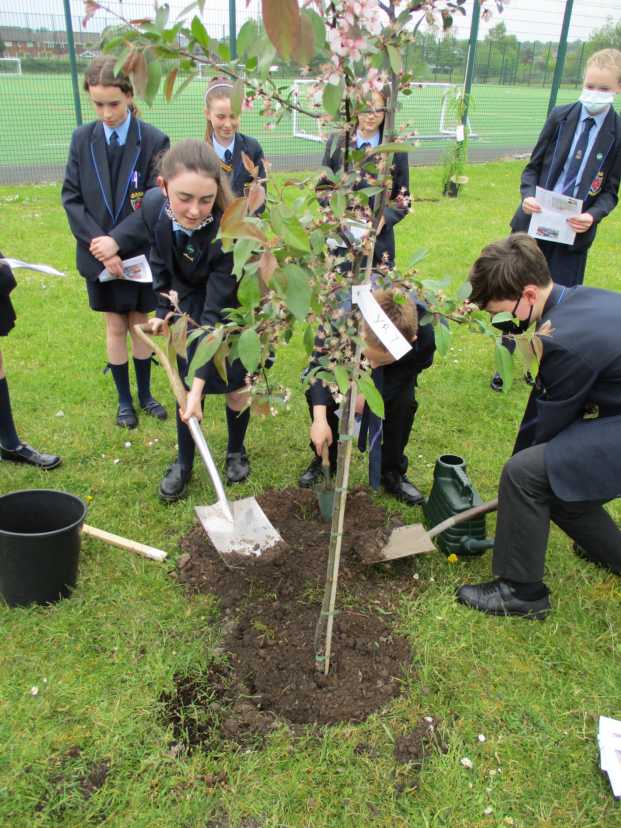 Tree planting at St. Helens to honour Founder