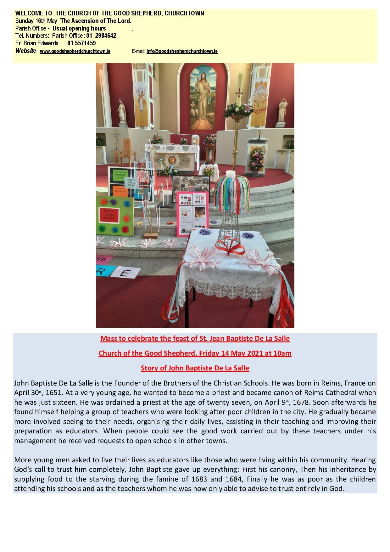 Founder’s Day celebrations at Churchtown
